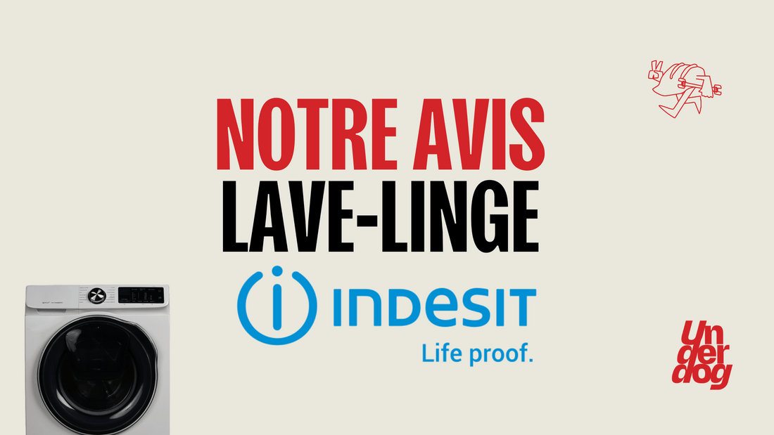 Logo de la marque de lave-linge Indesit.