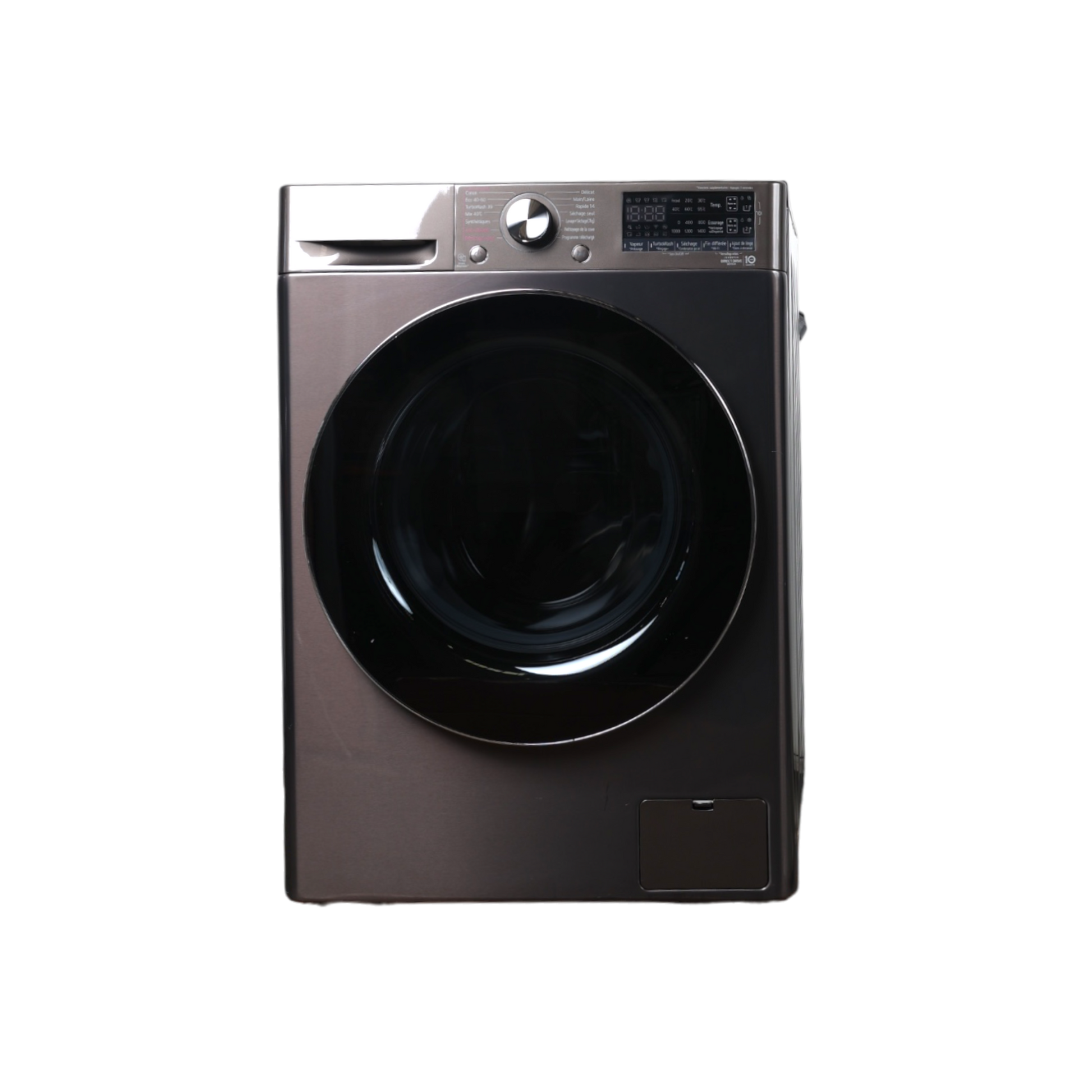 Lave-Linge Sechant 10.5 kg Reconditionné LG F174V72BSTA : vue de face