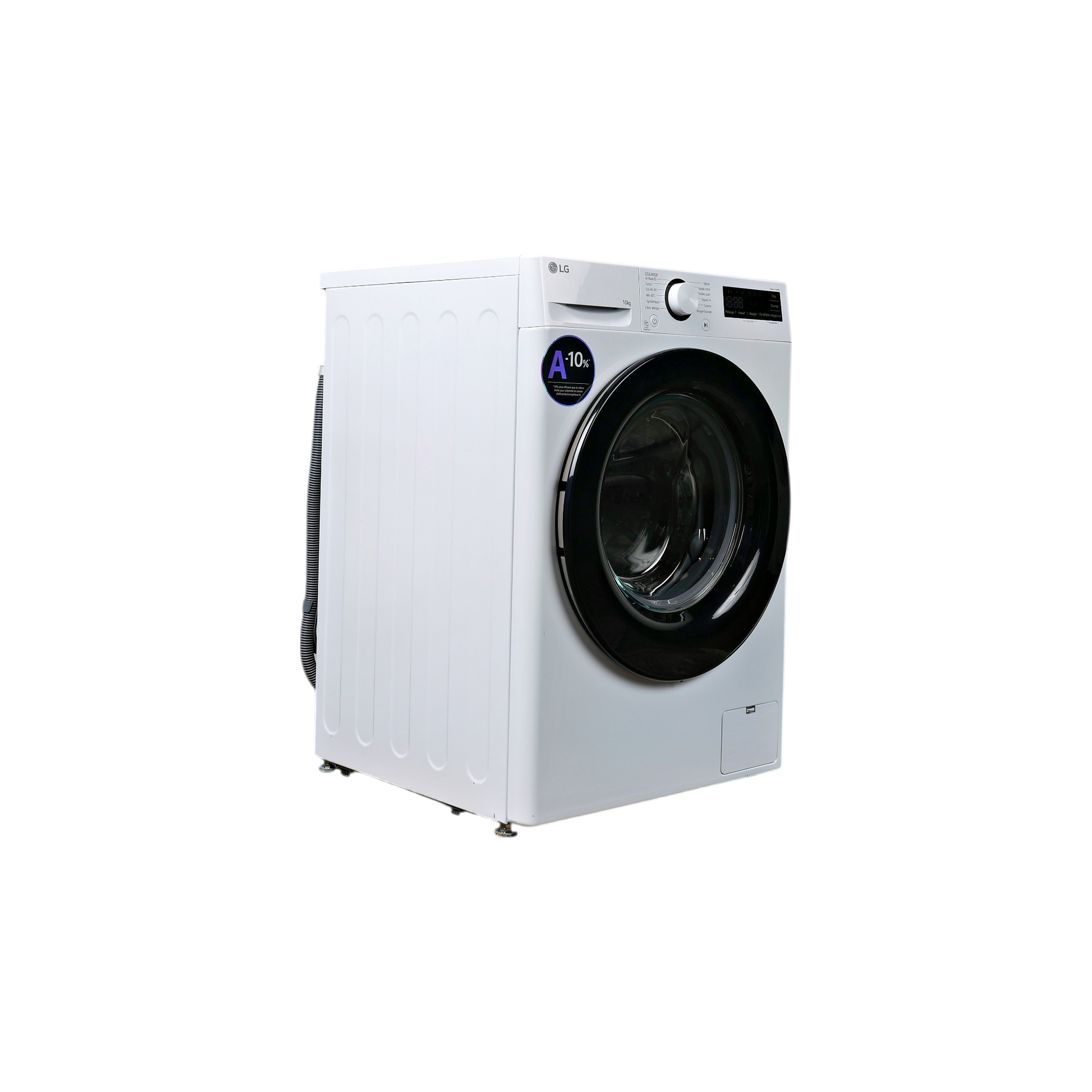 Lave-Linge Hublot 10 kg Reconditionné LG F14R35WHS : vue du côté droit