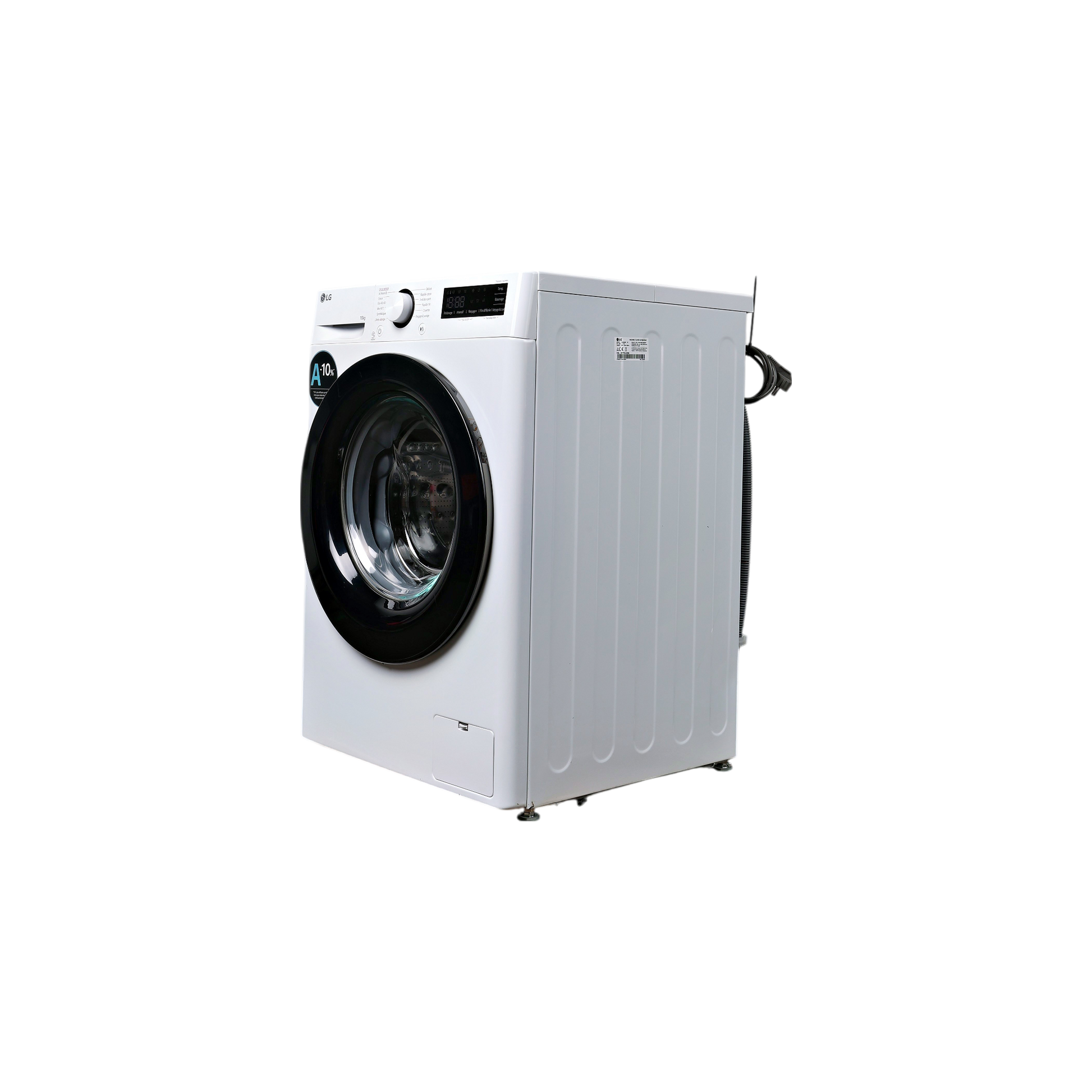 Lave-Linge Hublot 10 kg Reconditionné LG F14R35WHS : vue du côté gauche