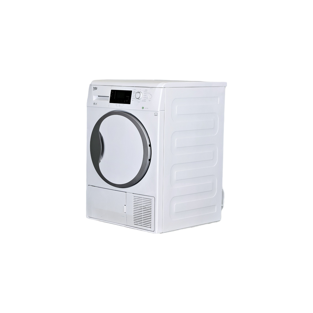 Seche-Linge Pompe À Chaleur 8 kg Reconditionné BEKO DPU8341X : vue du côté gauche