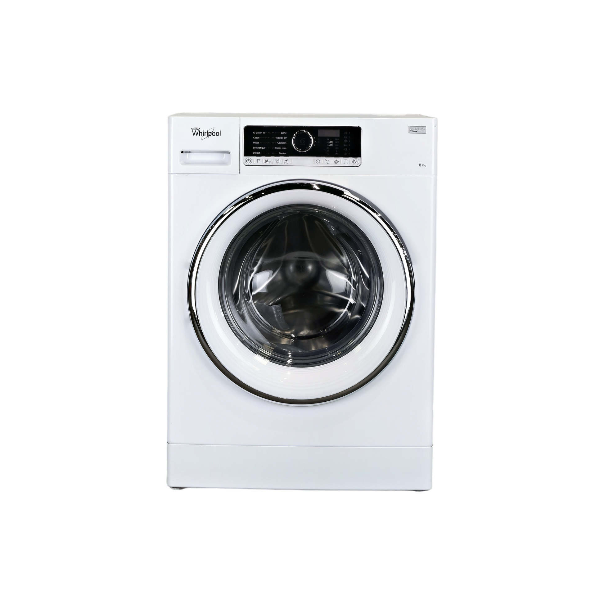 Lave-Linge Hublot 8 kg Reconditionné WHIRLPOOL FSCR80421 : vue de face