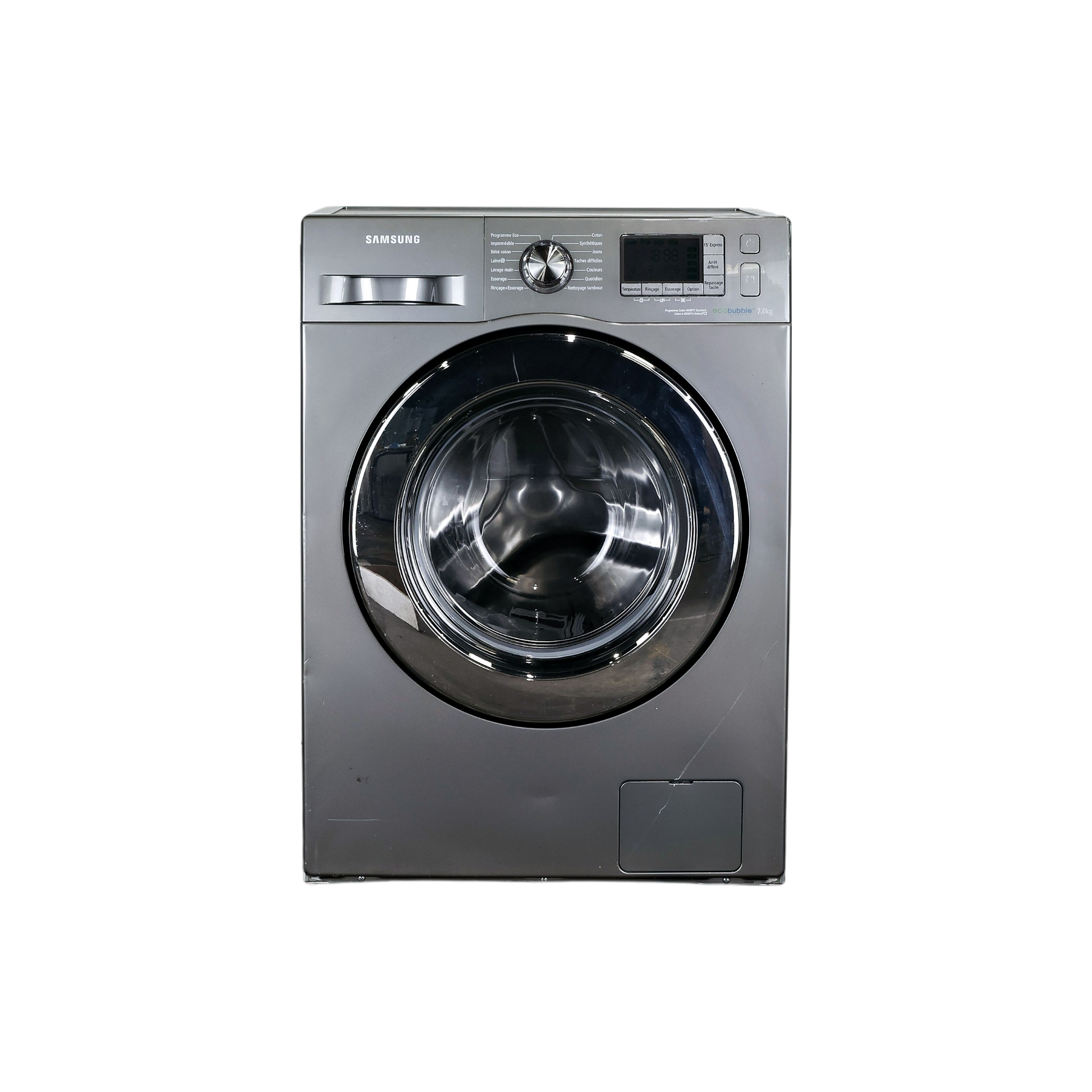 Lave-Linge Hublot 7 kg Reconditionné SAMSUNG WF70F5E5W4X : vue de face