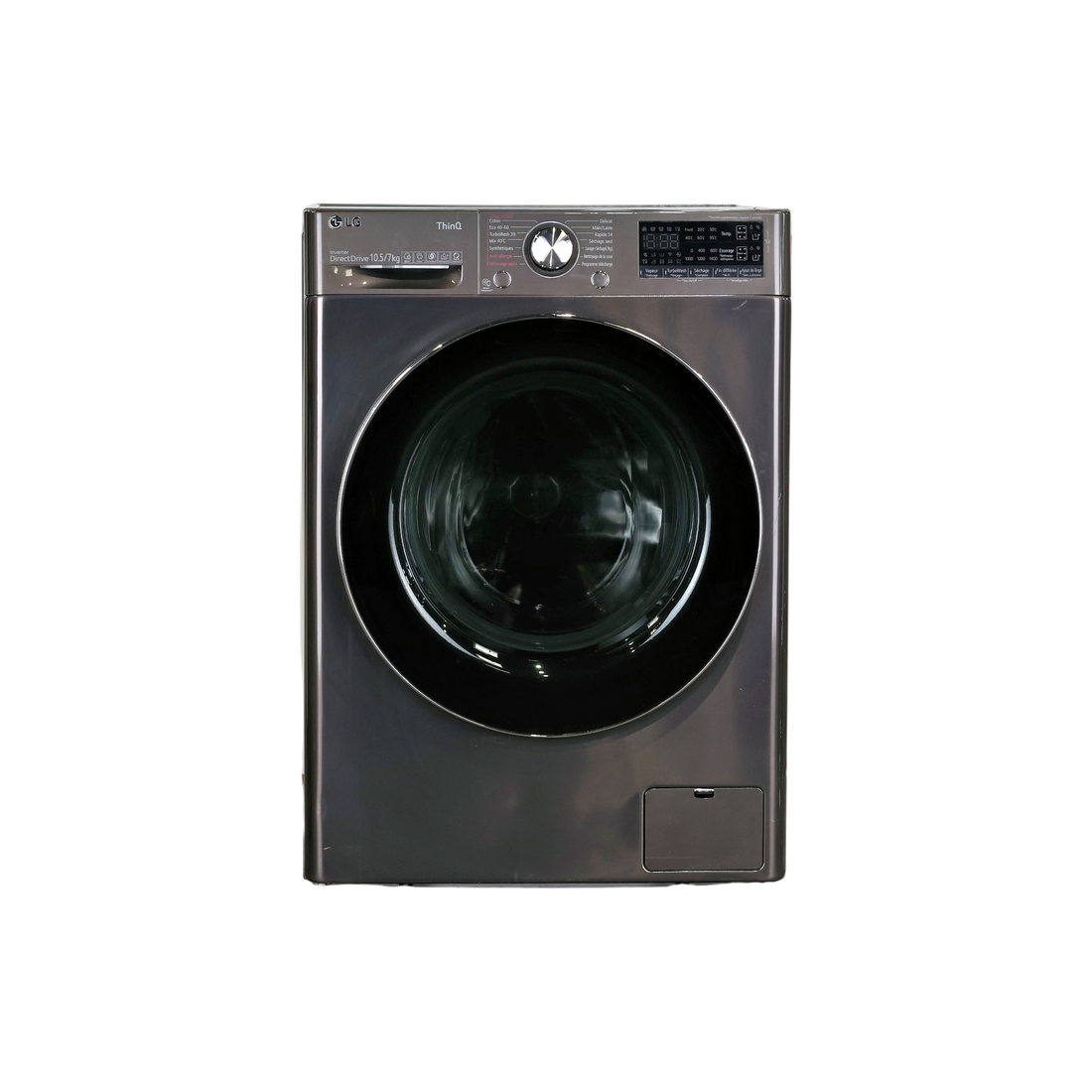 Lave-Linge Sechant 10.5 kg Reconditionné LG F174V72BSTA : vue de face