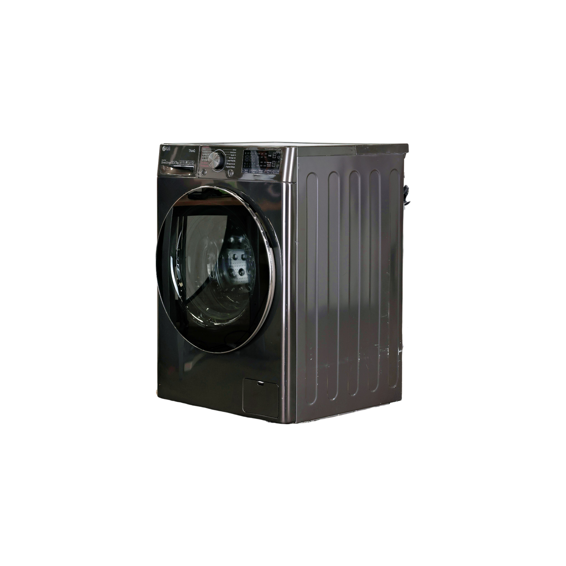 Lave-Linge Sechant 10.5 kg Reconditionné LG F174V72BSTA : vue du côté gauche