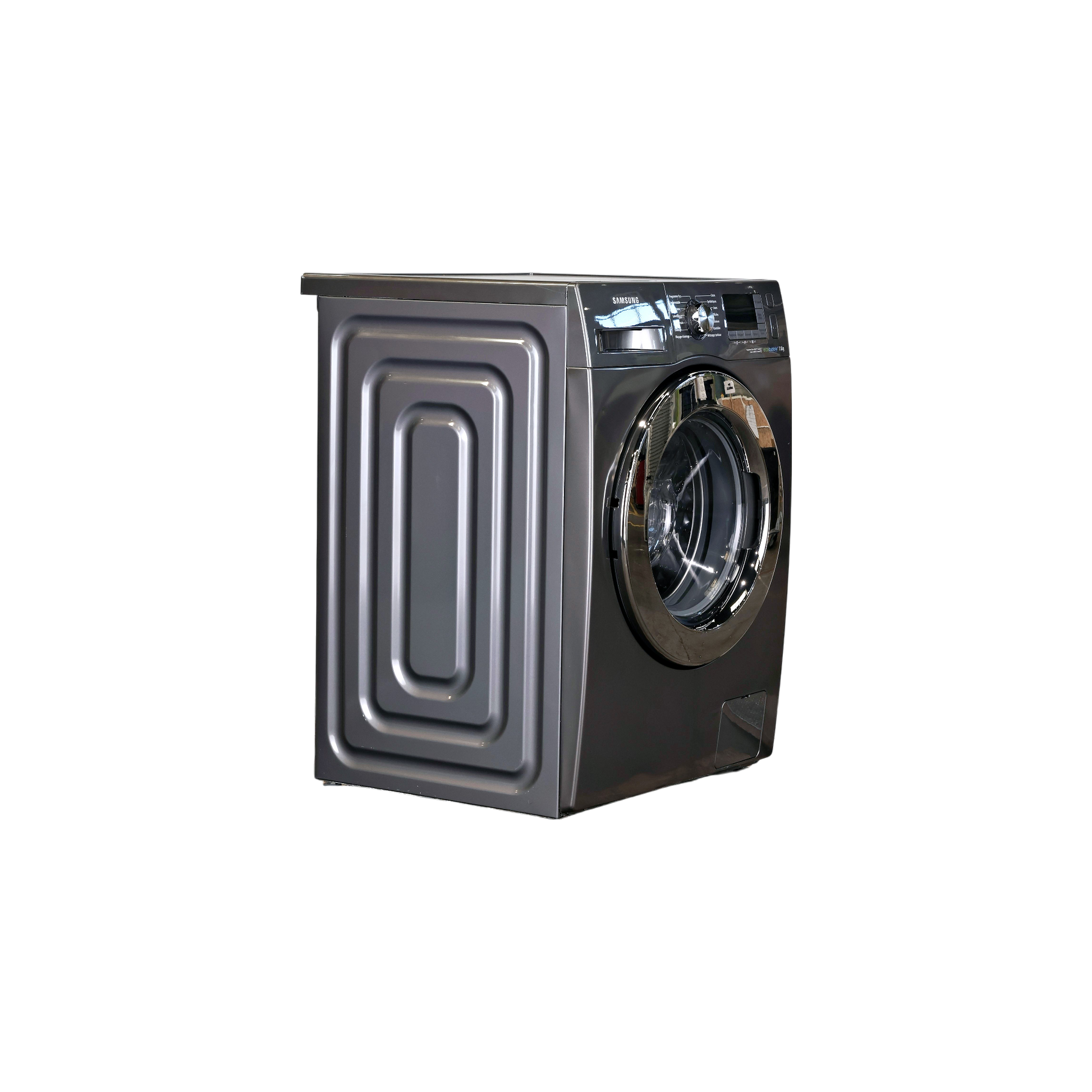 Lave-Linge Hublot 7 kg Reconditionné SAMSUNG WF70F5E5W4X : vue du côté droit