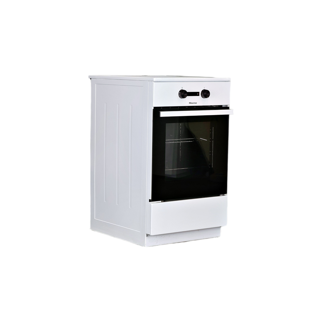 Cuisinière À Induction  Reconditionné HISENSE HEIT5A40WG : vue du côté droit