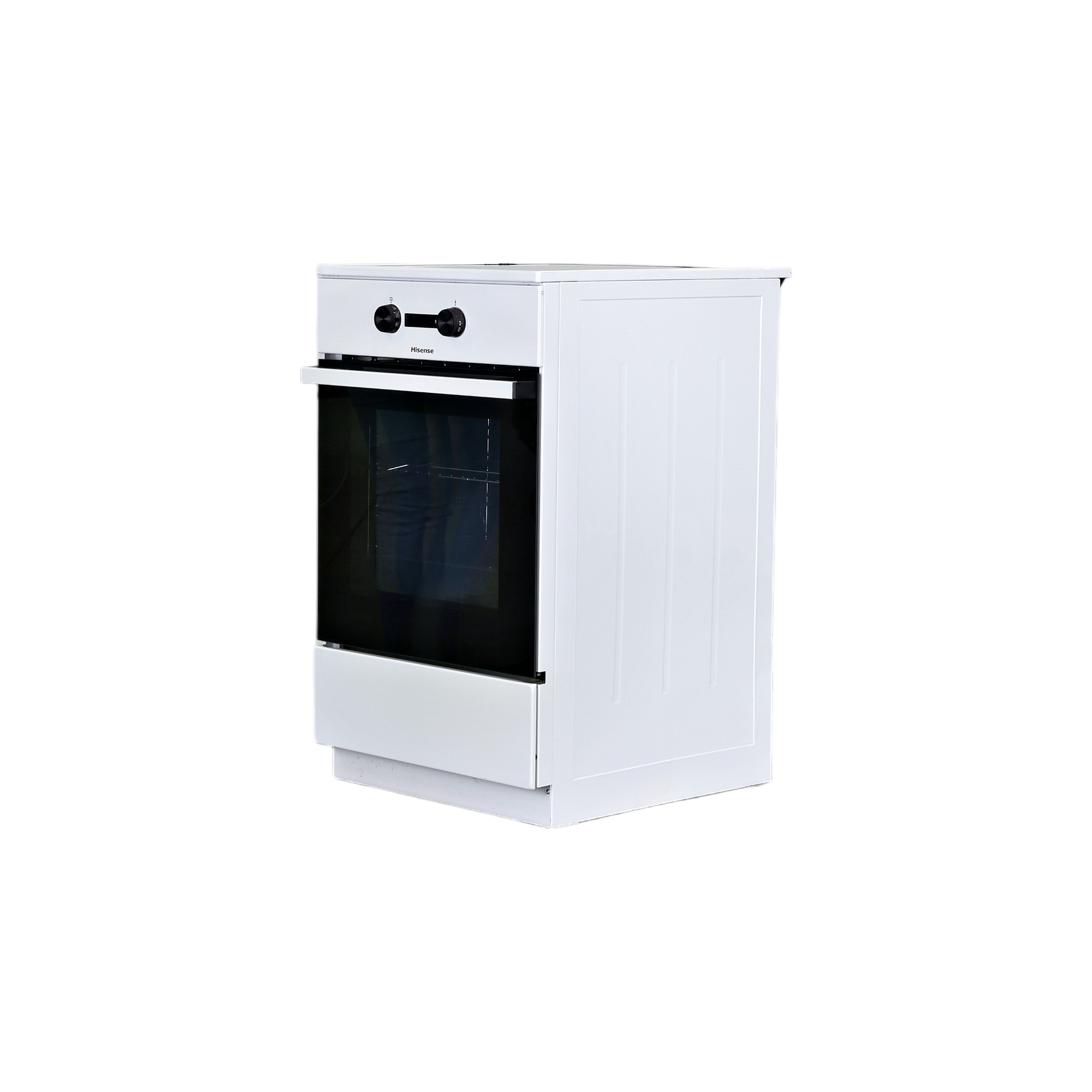 Cuisinière À Induction  Reconditionné HISENSE HEIT5A40WG : vue du côté gauche