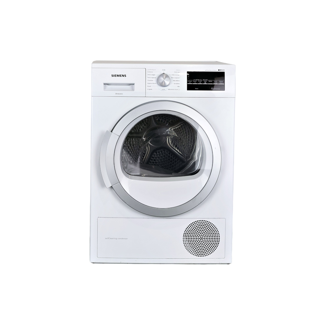 Seche-Linge Pompe À Chaleur 8 kg Reconditionné SIEMENS WT47W460FF : vue de face