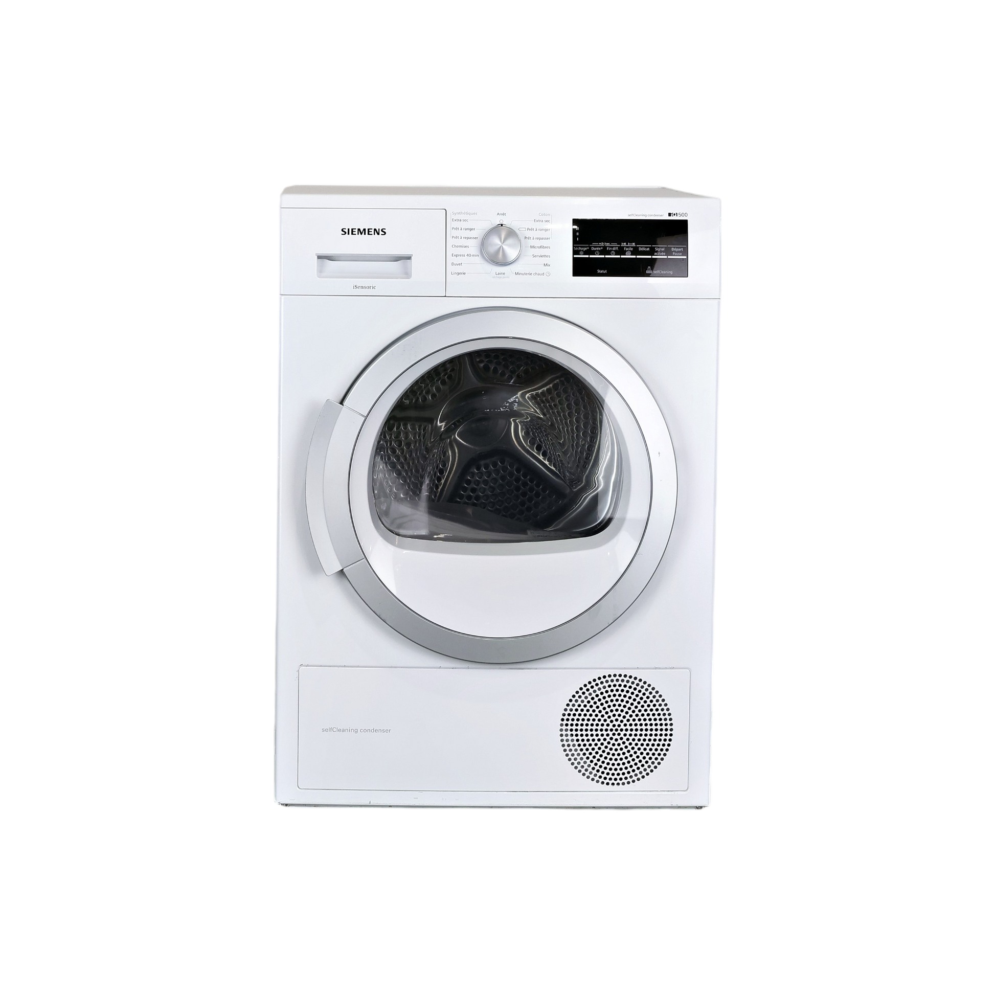 Seche-Linge Pompe À Chaleur 8 kg Reconditionné SIEMENS WT47W460FF : vue de face