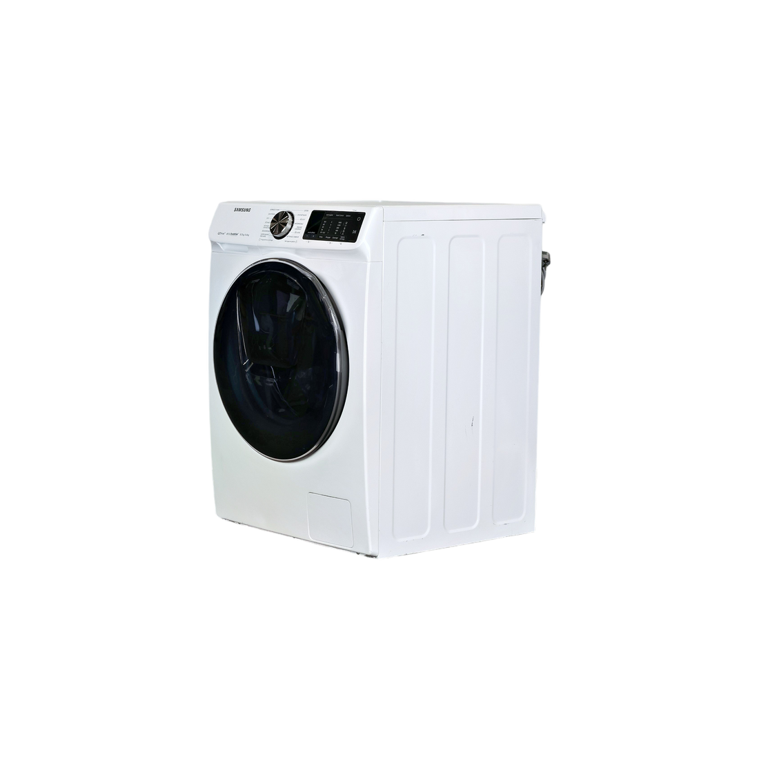 Lave-Linge Sechant 8 kg Reconditionné SAMSUNG WD80N645OOM : vue du côté gauche