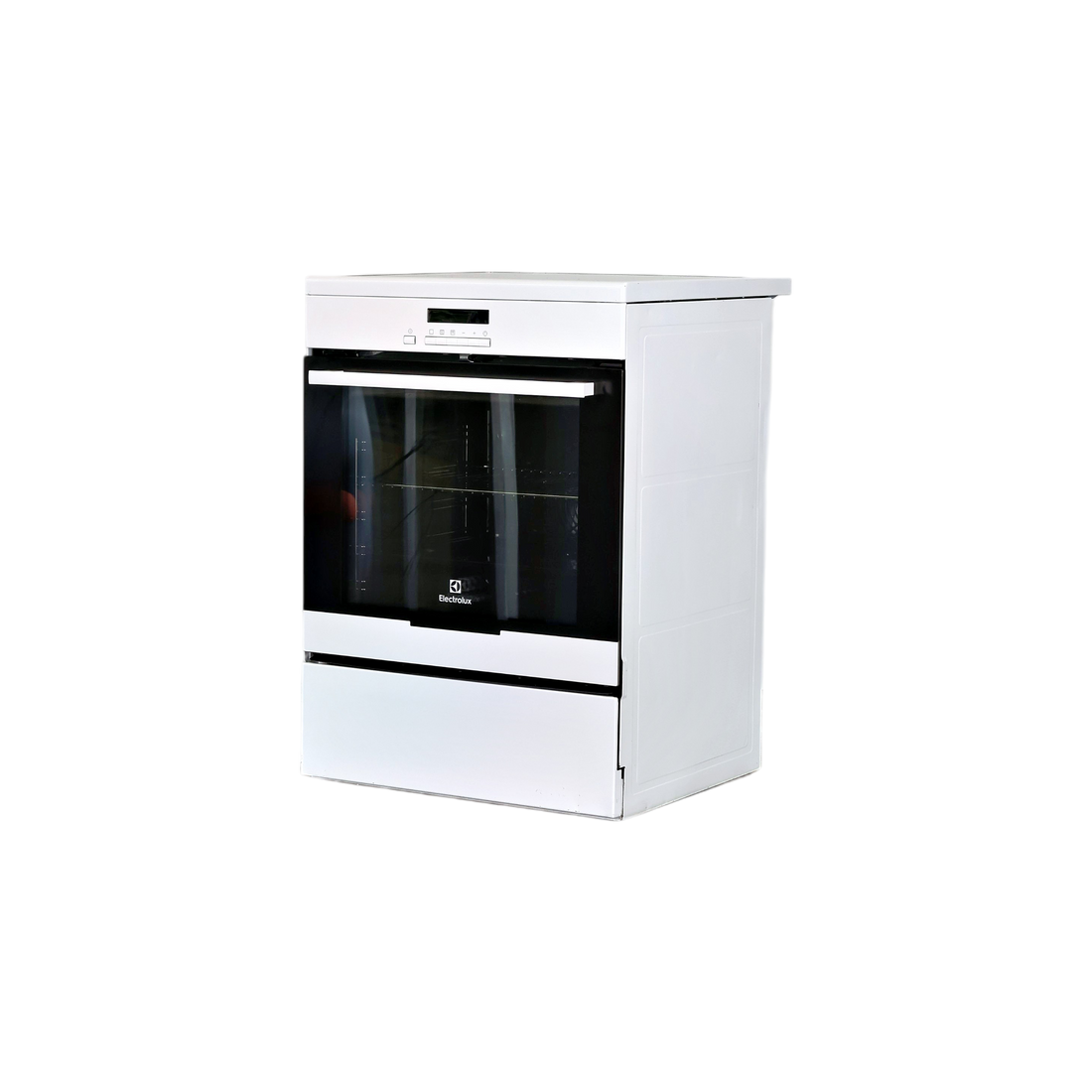 Cuisinière Vitrocéramique 72 L Reconditionné ELECTROLUX EKI6771AOW : vue du côté gauche
