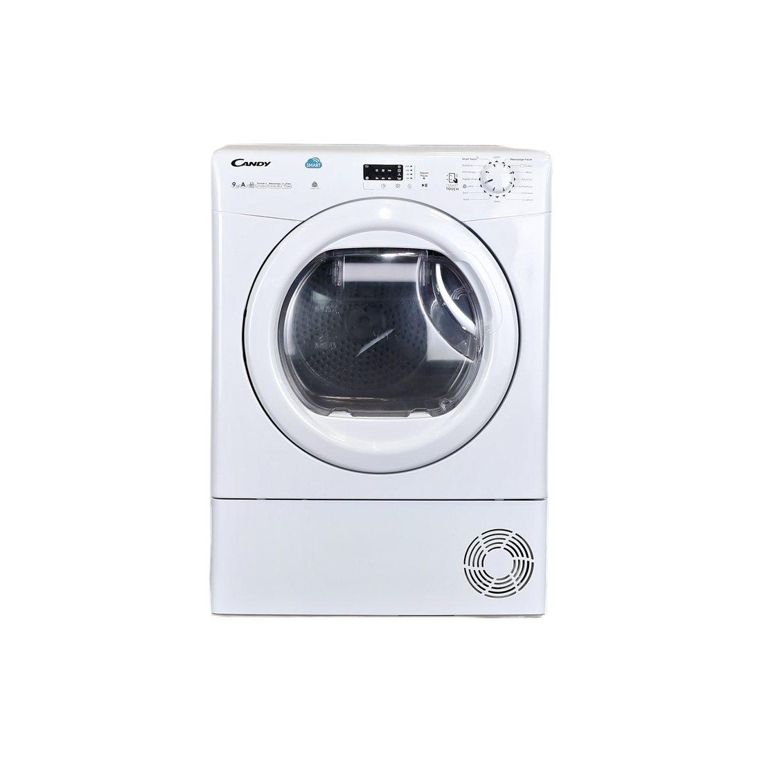 Seche-Linge Pompe À Chaleur 9 kg Reconditionné CANDY CSH9A1LE-S : vue de face
