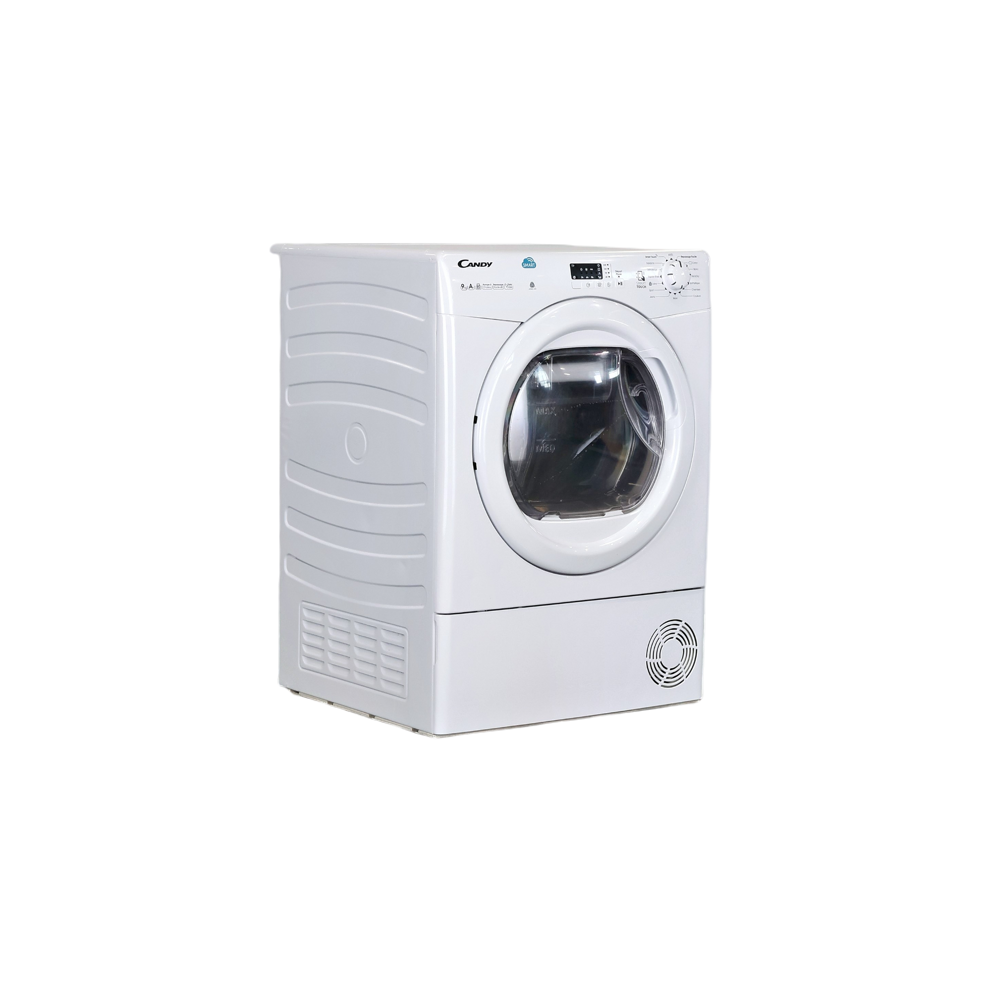 Seche-Linge Pompe À Chaleur 9 kg Reconditionné CANDY CSH9A1LE-S : vue du côté droit