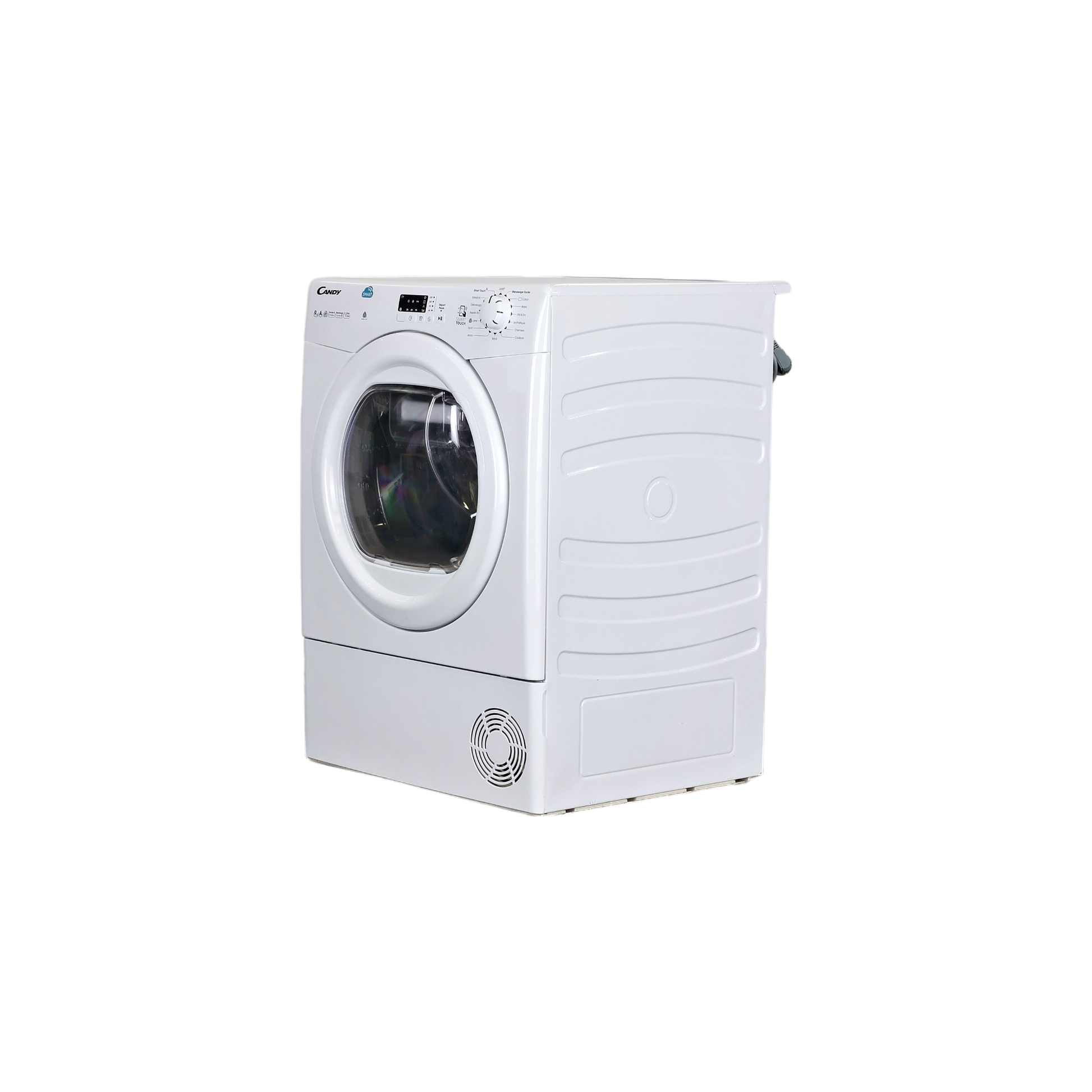 Seche-Linge Pompe À Chaleur 9 kg Reconditionné CANDY CSH9A1LE-S : vue du côté gauche