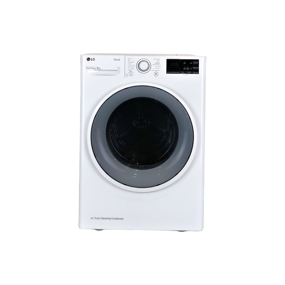 Seche-Linge Pompe À Chaleur 8 kg Reconditionné LG RH8030WH : vue de face