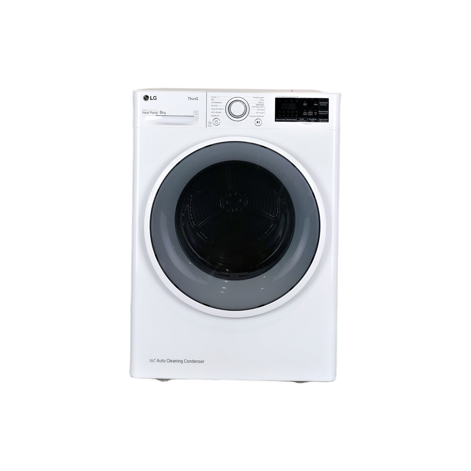 Seche-Linge Pompe À Chaleur 8 kg Reconditionné LG RH8030WH : vue de face