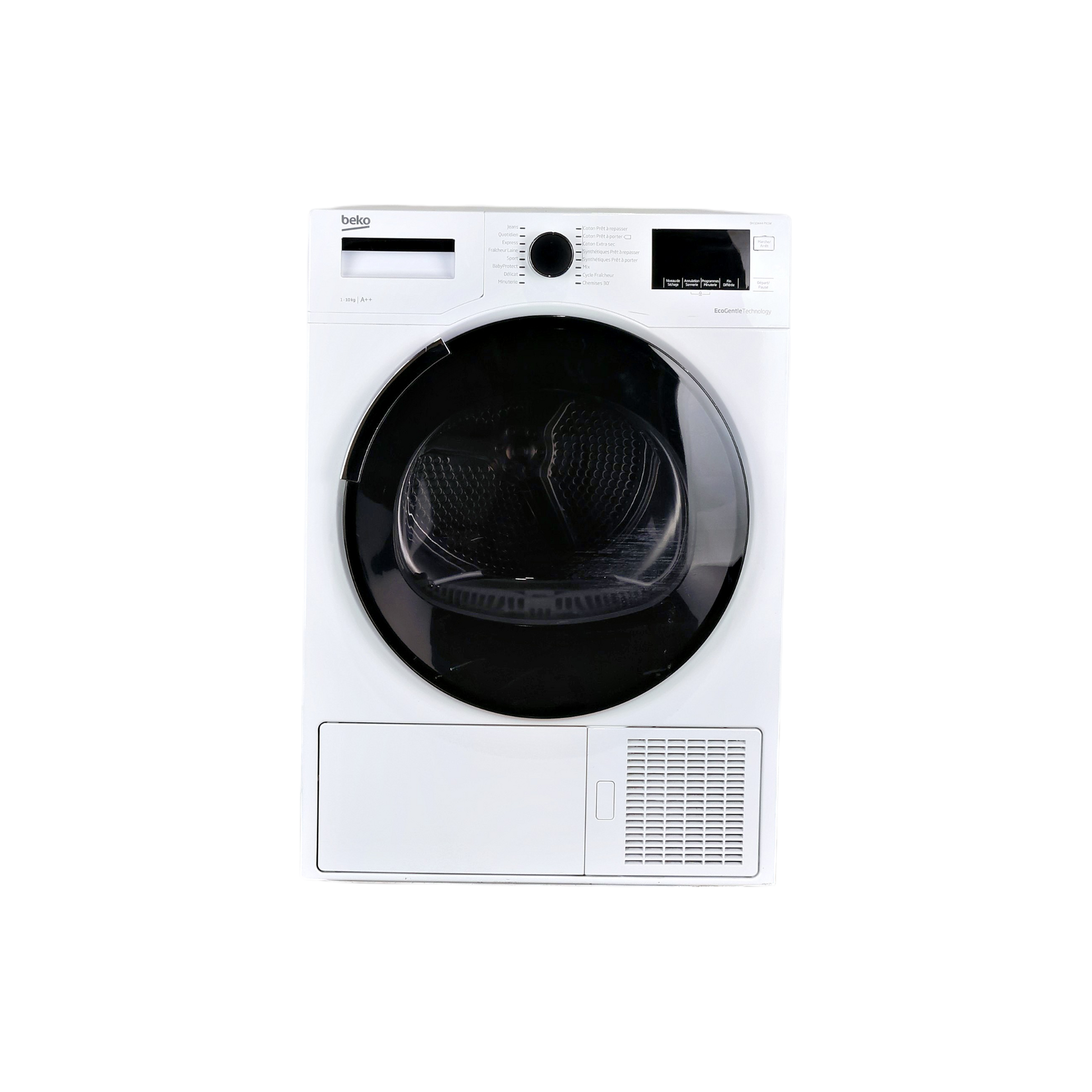 Seche-Linge Pompe À Chaleur 10 kg Reconditionné BEKO DH10444PX1W : vue de face