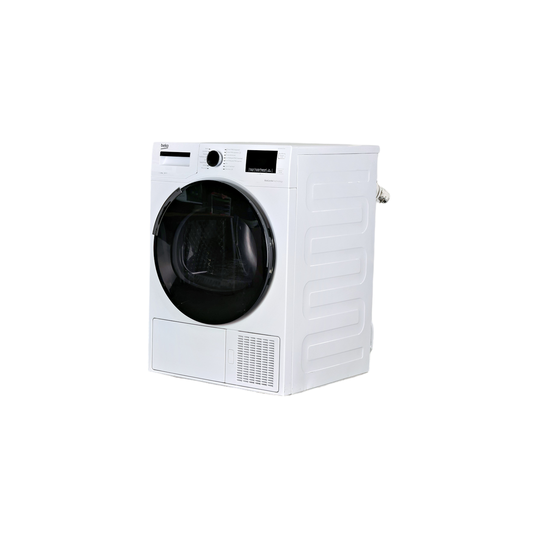 Seche-Linge Pompe À Chaleur 10 kg Reconditionné BEKO DH10444PX1W : vue du côté gauche