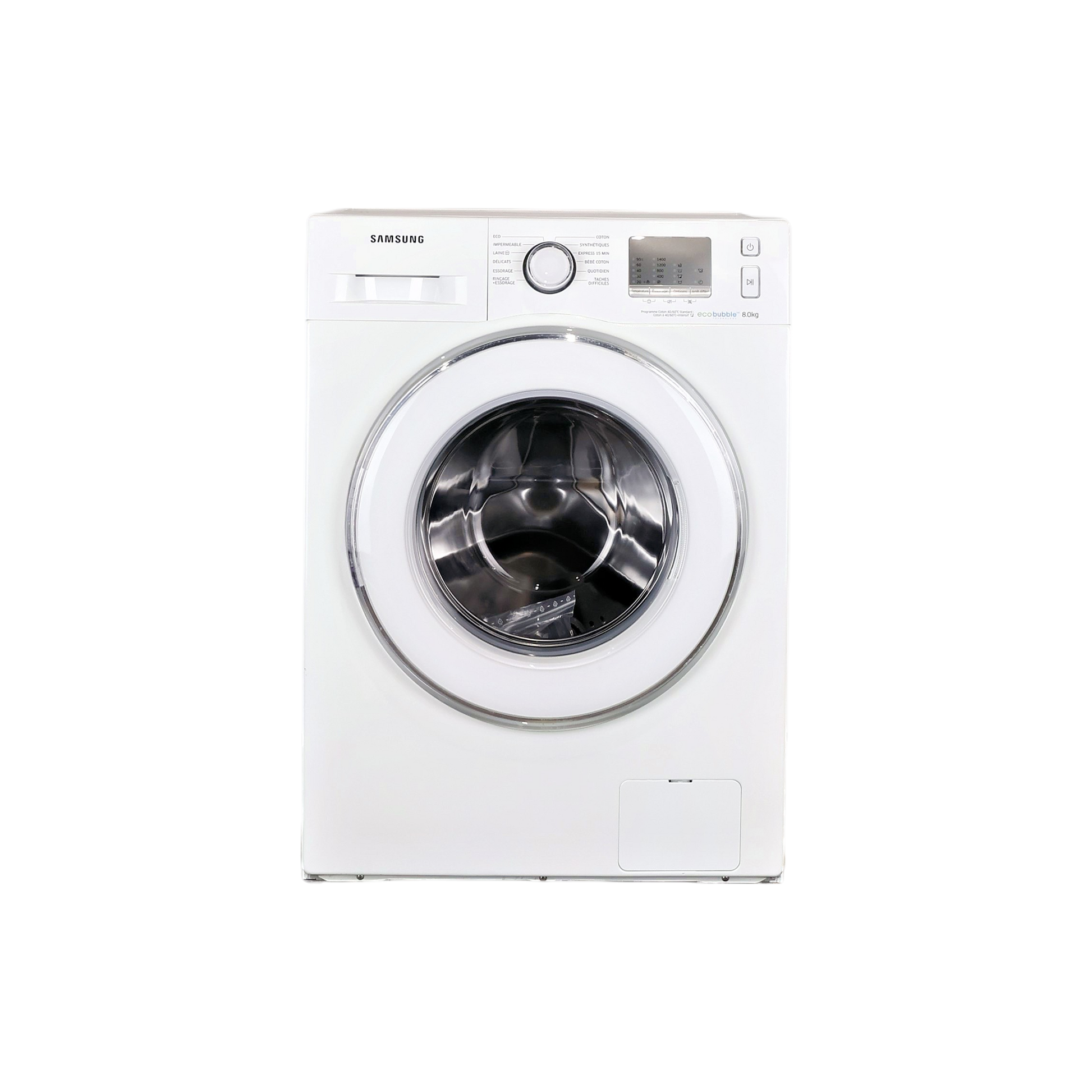 Lave-Linge Hublot 8 kg Reconditionné SAMSUNG WF80F5E0W4W : vue de face