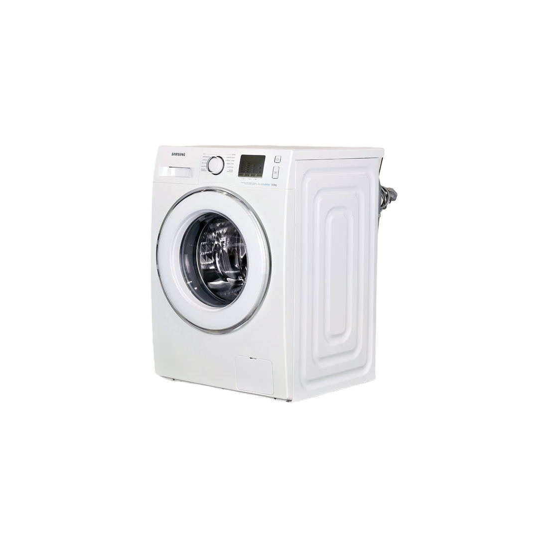 Lave-Linge Hublot 8 kg Reconditionné SAMSUNG WF80F5E0W4W : vue du côté gauche