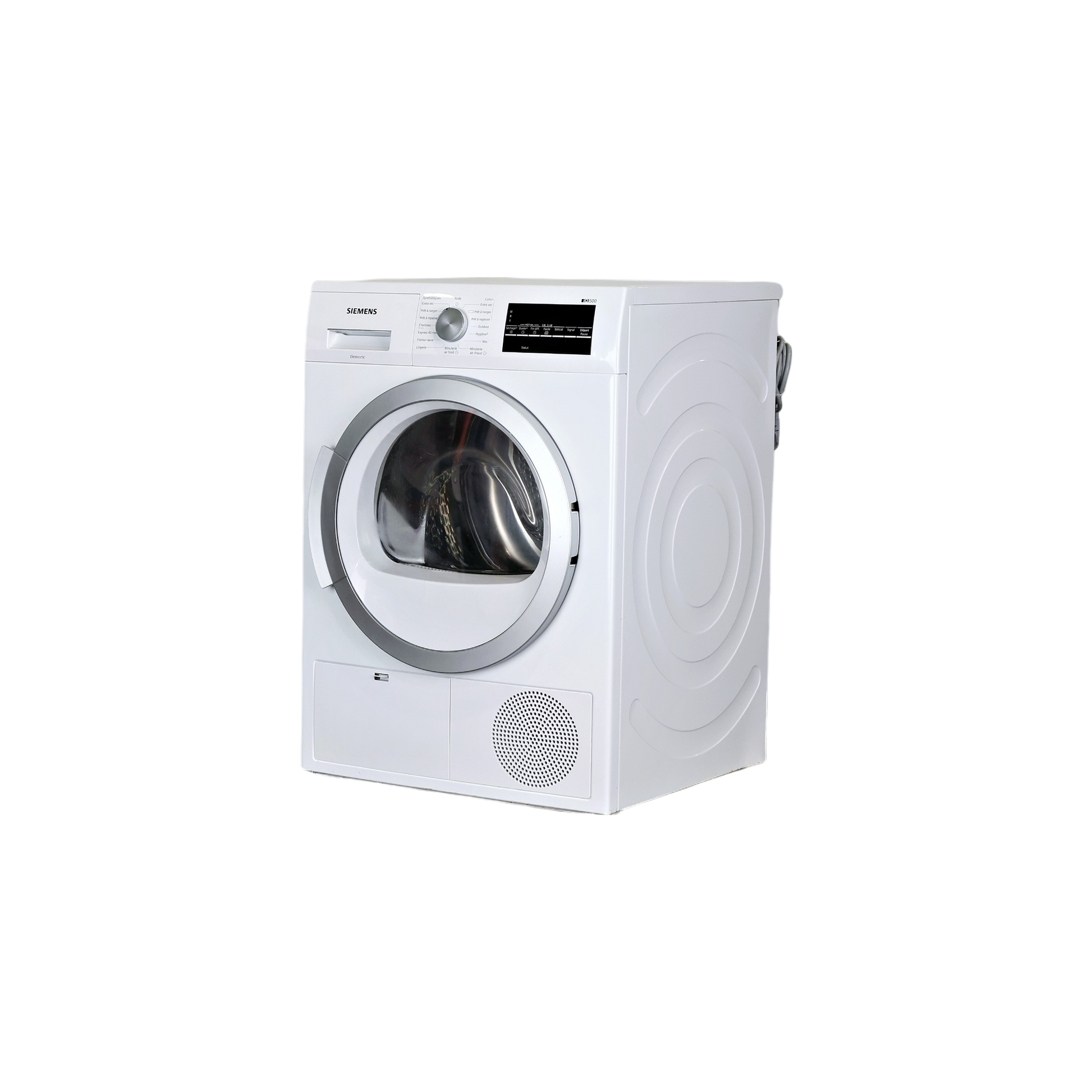 Seche-Linge Condensation 9 kg Reconditionné SIEMENS WT46G420FF : vue du côté gauche