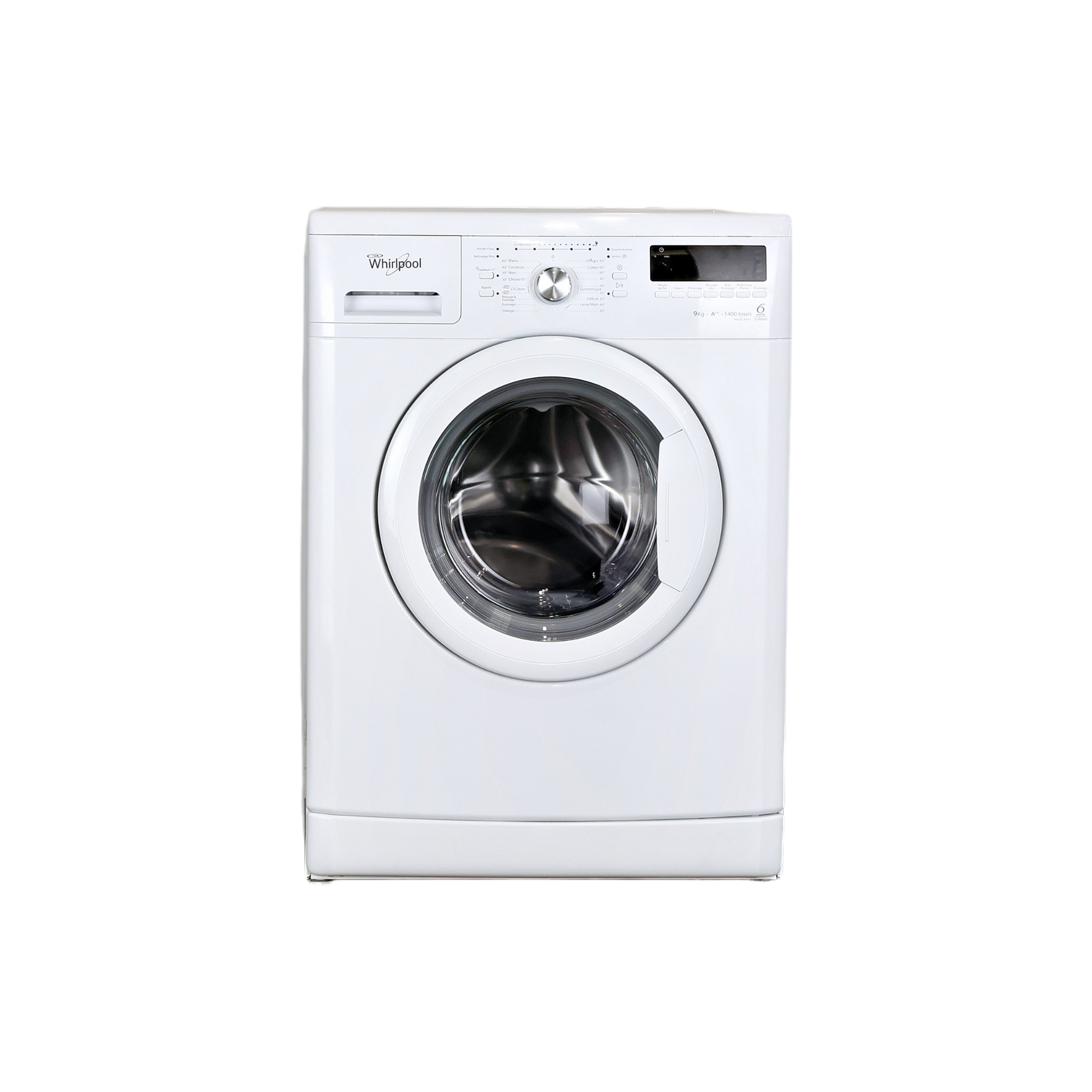 Lave-Linge Hublot 9 kg Reconditionné WHIRLPOOL AWOD 4937 : vue de face