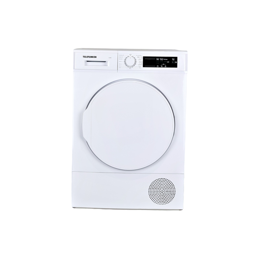 Seche-Linge Pompe À Chaleur 9 kg Reconditionné TELEFUNKEN SL9PW : vue de face