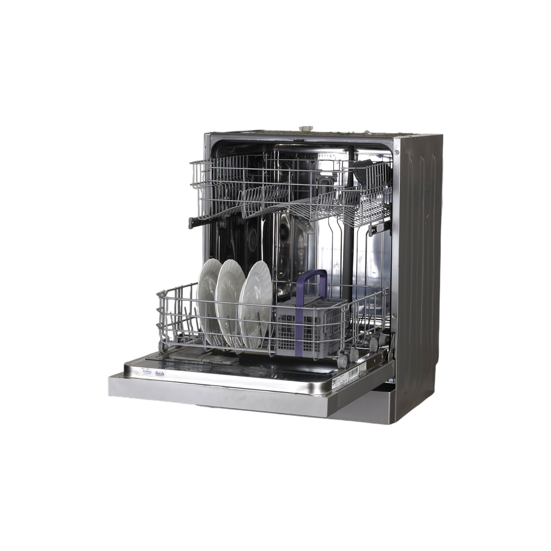 Lave-Vaisselle Pose Libre 12 Cvts Reconditionné BEKO LVP62S2 : vue de l'intérieur