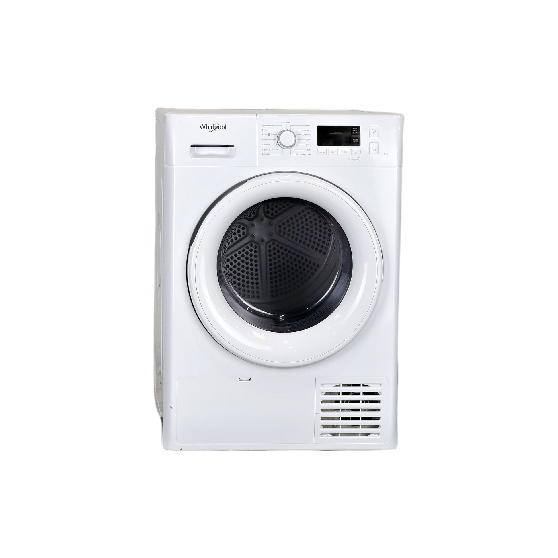 Seche-Linge Pompe À Chaleur 8 kg Reconditionné WHIRLPOOL FTM1182FR : vue de face