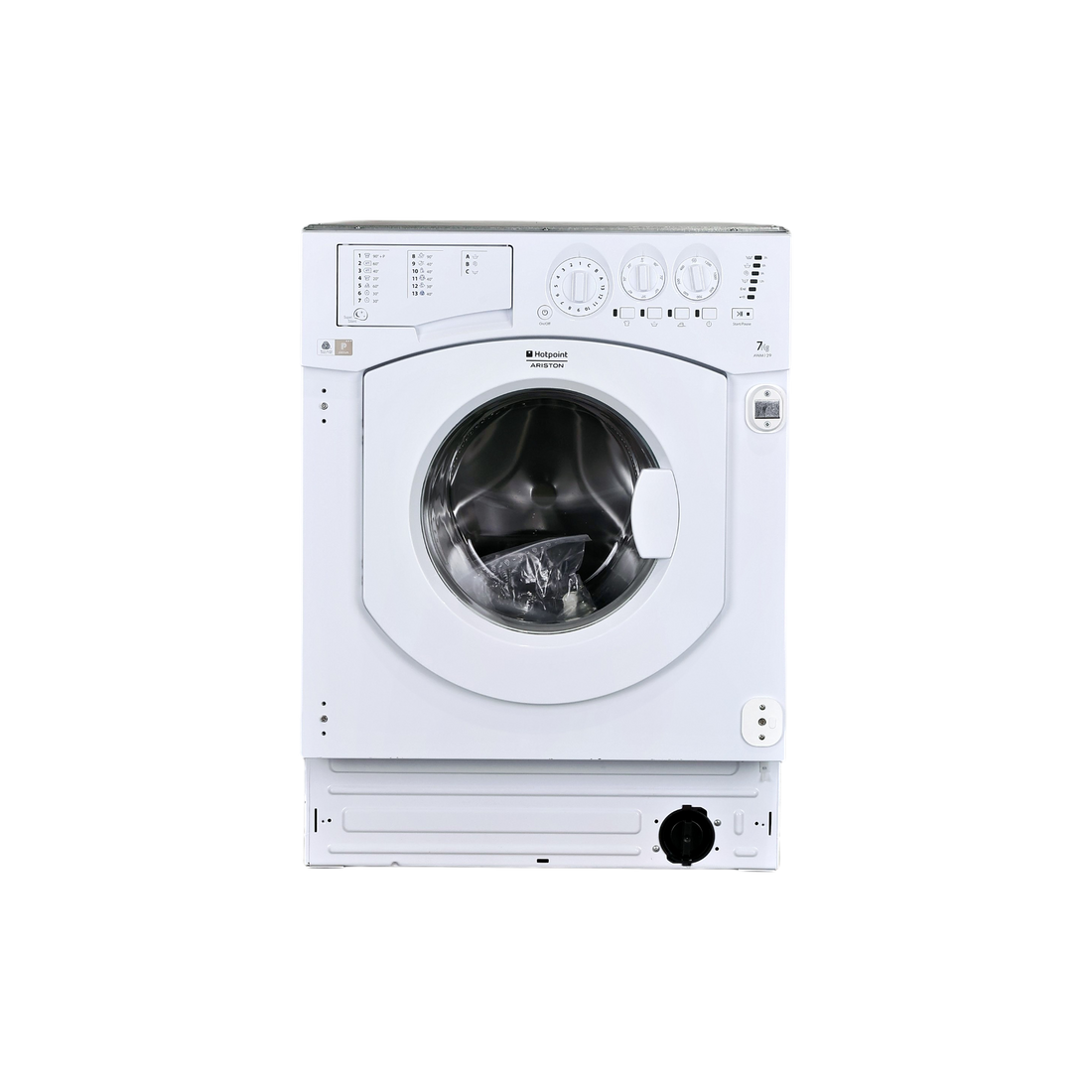 Lave-Linge Hublot 7 kg Reconditionné HOTPOINT ARISTON AWM 129 (EU) : vue de face