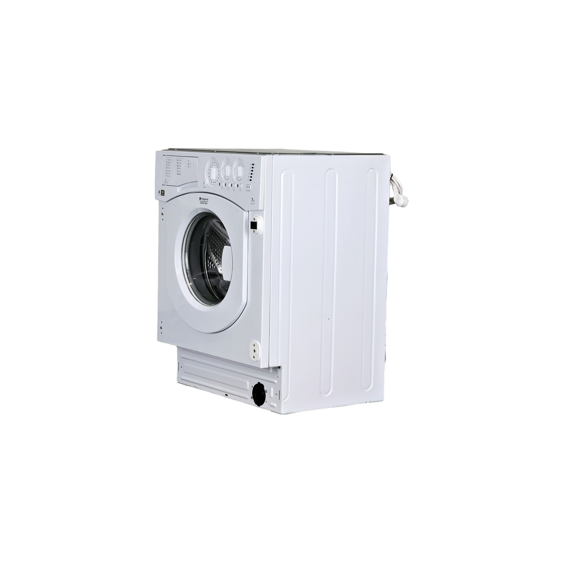 Lave-Linge Hublot 7 kg Reconditionné HOTPOINT ARISTON AWM 129 (EU) : vue du côté gauche