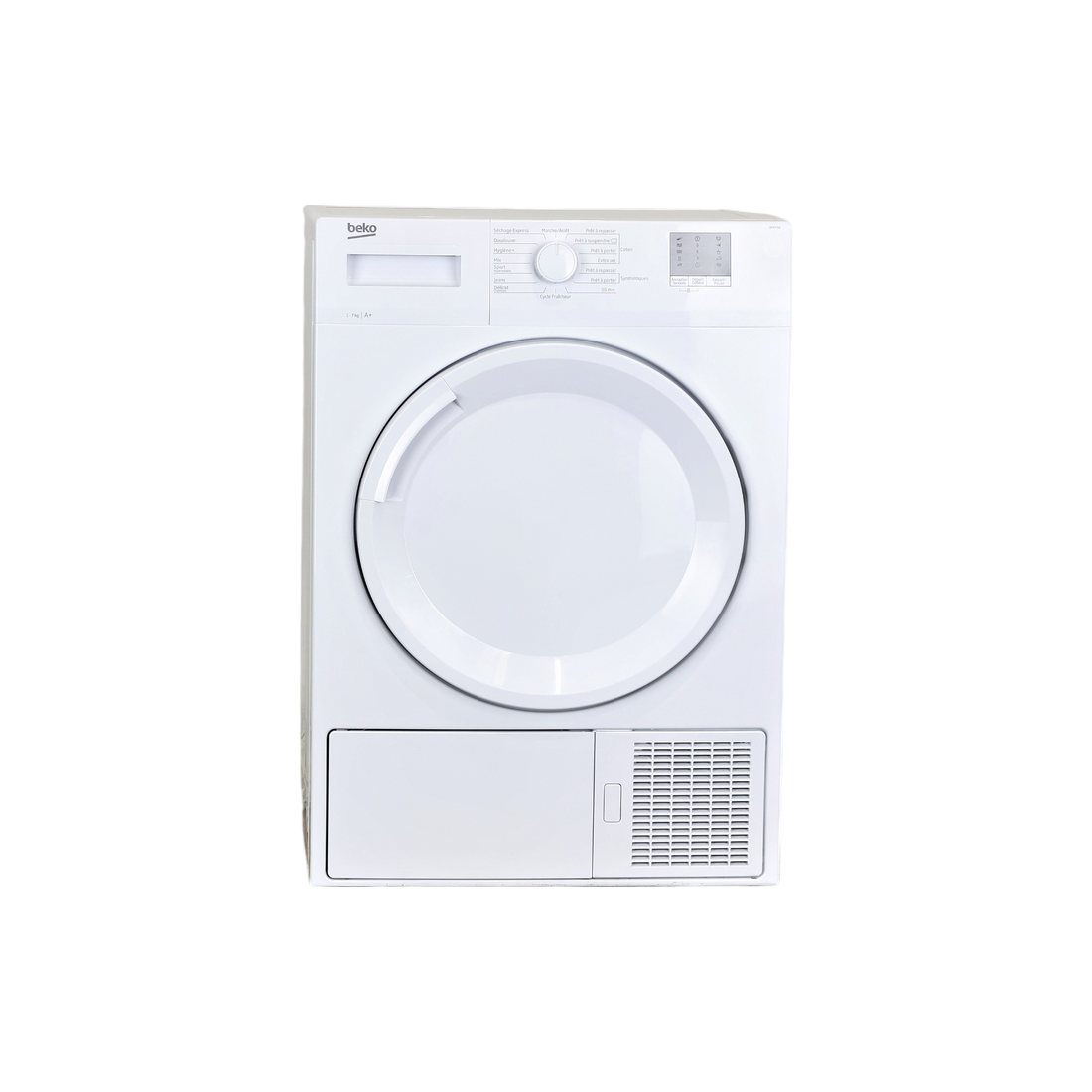 Seche-Linge Pompe À Chaleur 7 kg Reconditionné BEKO DHP73W : vue de face