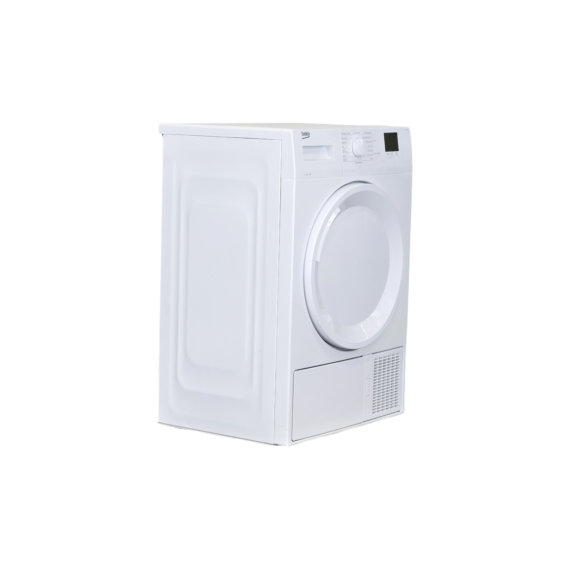 Seche-Linge Pompe À Chaleur 7 kg Reconditionné BEKO DHP73W : vue du côté droit