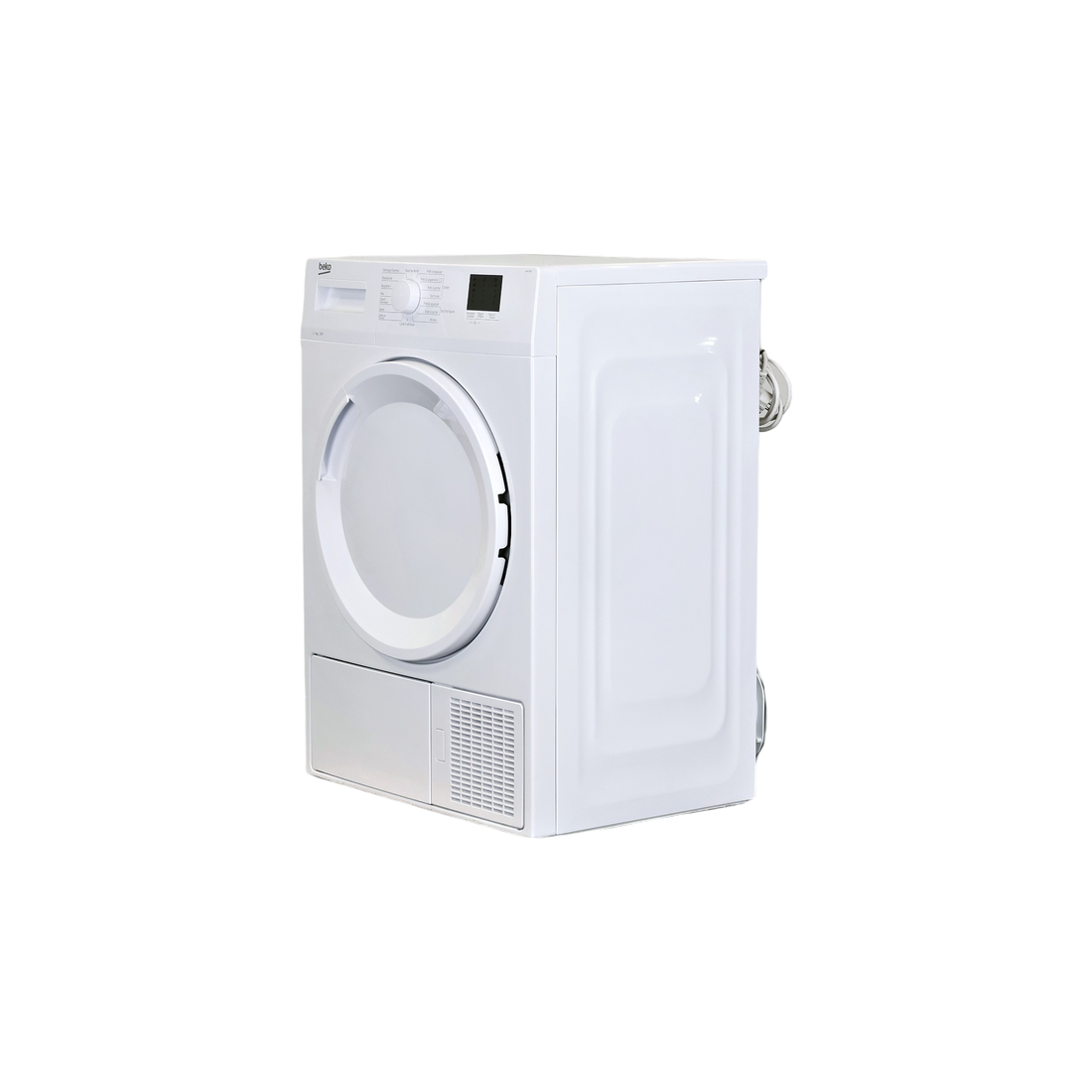 Seche-Linge Pompe À Chaleur 7 kg Reconditionné BEKO DHP73W : vue du côté gauche