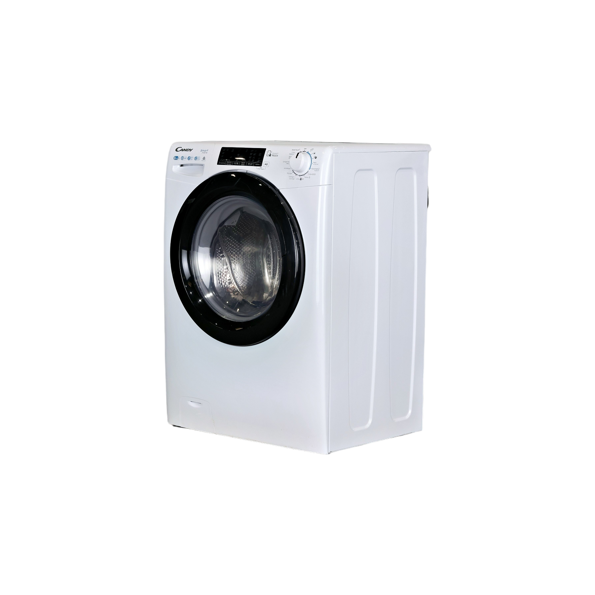 Lave-Linge Sechant 8 kg Reconditionné CANDY CSWS485TWMBE-47 : vue du côté gauche