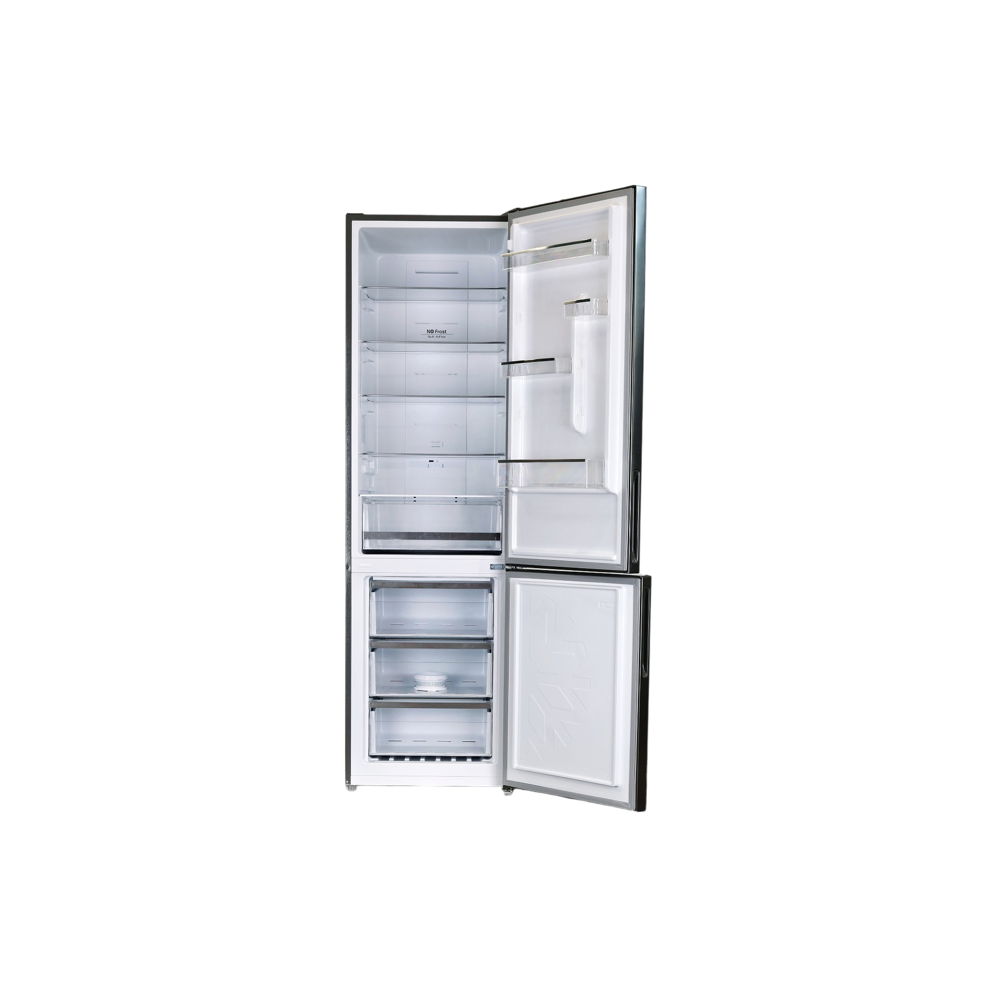 Réfrigérateur Avec Congélateur 351 L Reconditionné ESSENTIEL B ERCV200-60SE : vue de l'intérieur