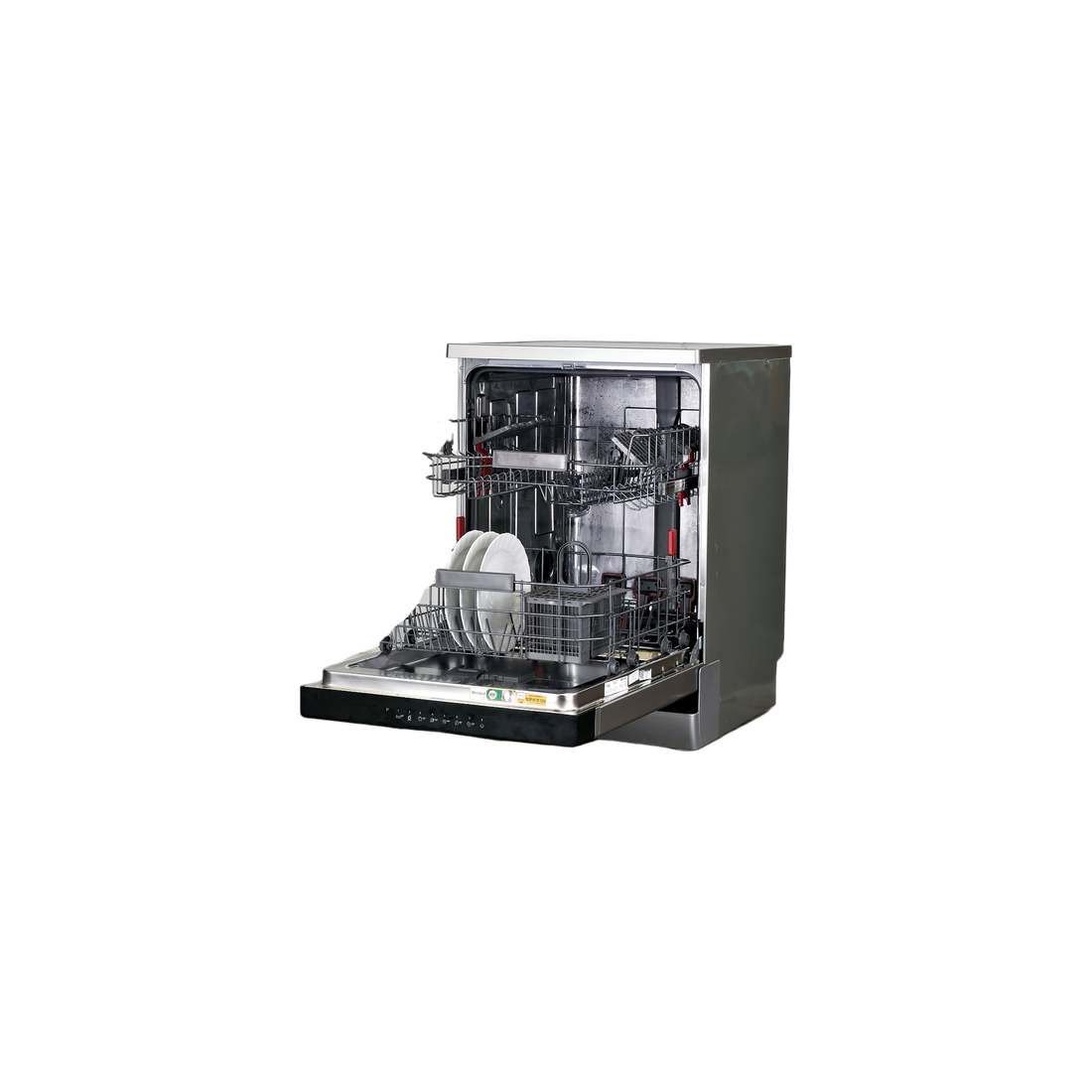 Lave-Vaisselle Pose Libre 14 Cvts Reconditionné WHIRLPOOL WH3FC14BN70X : vue de l'intérieur