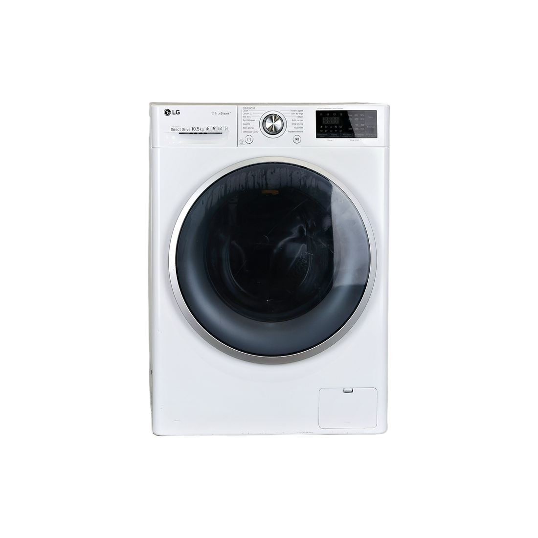Lave-Linge Hublot 10.5 kg Reconditionné LG F14J82WHST : vue de face