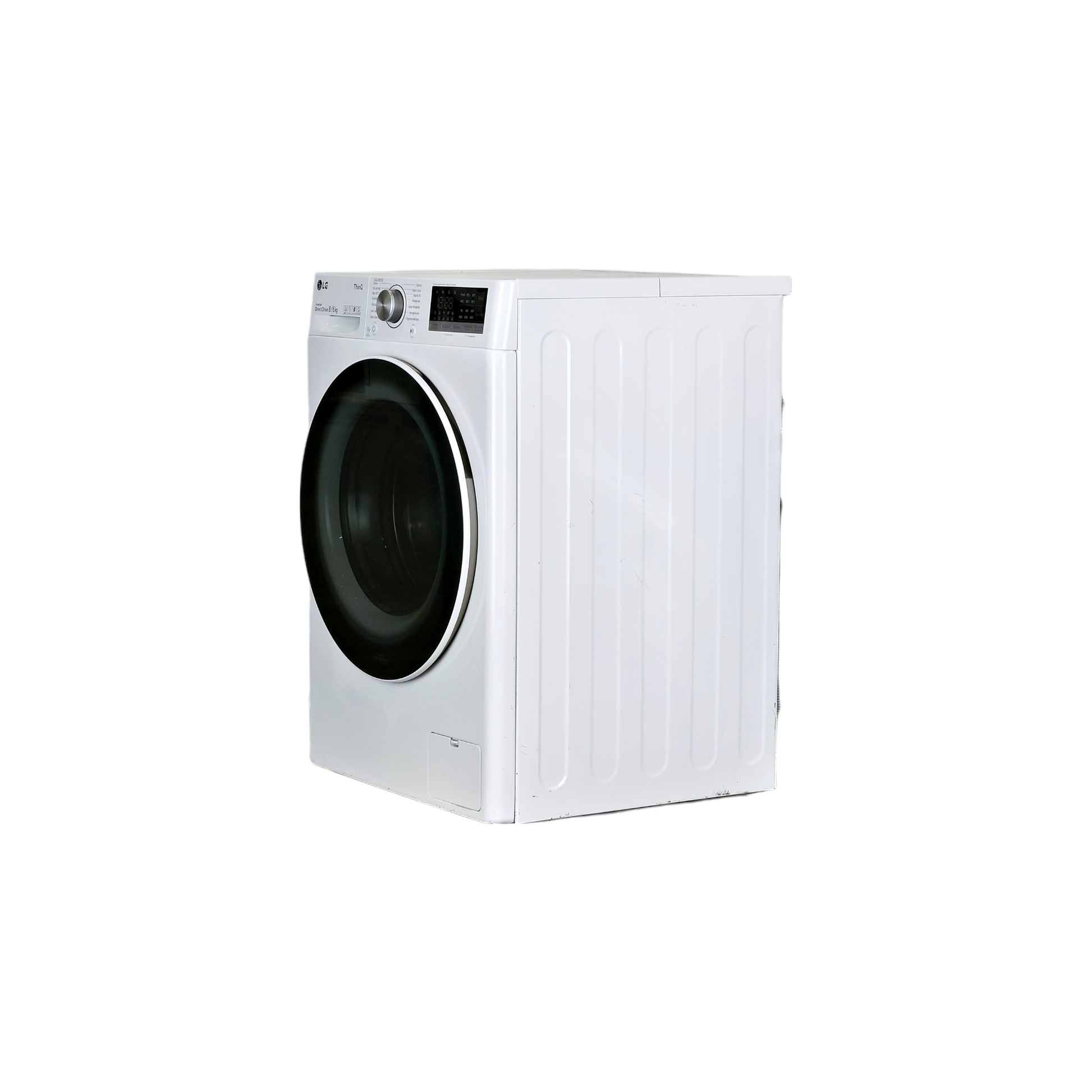 Lave-Linge Sechant 9 kg Reconditionné LG F954N40WRS : vue du côté gauche