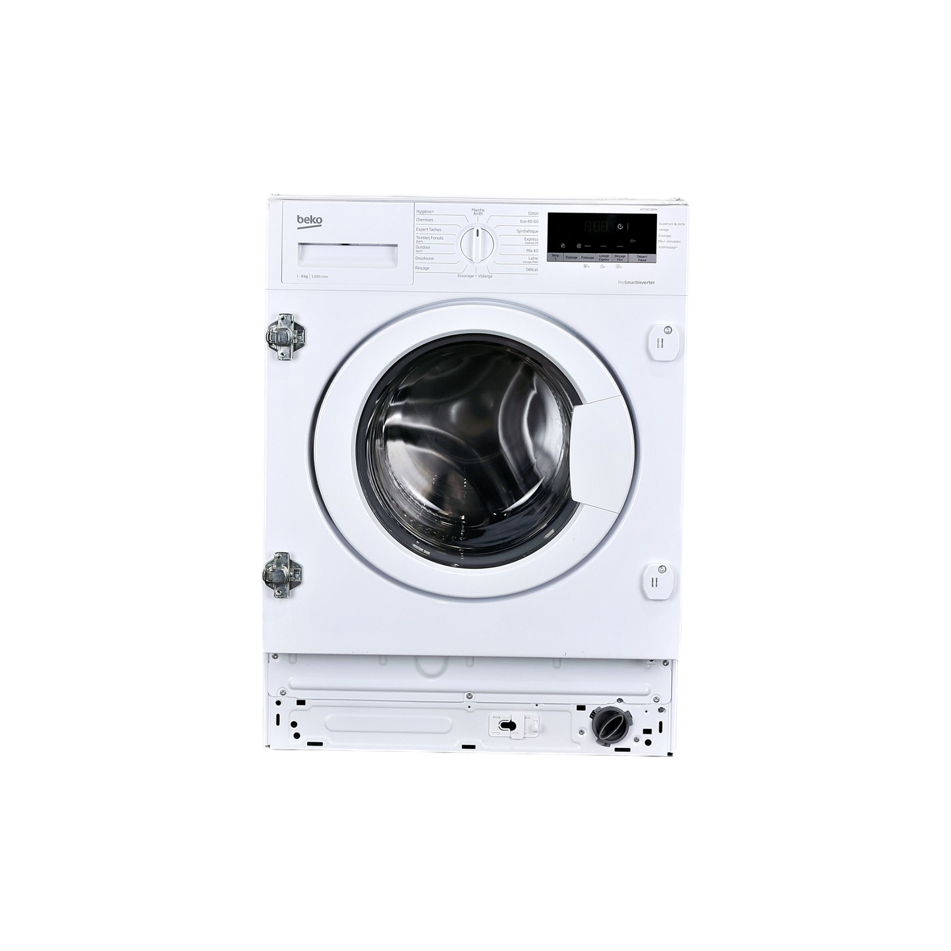 Lave-Linge Hublot 8 kg Reconditionné BEKO WITC8210B0W : vue de face