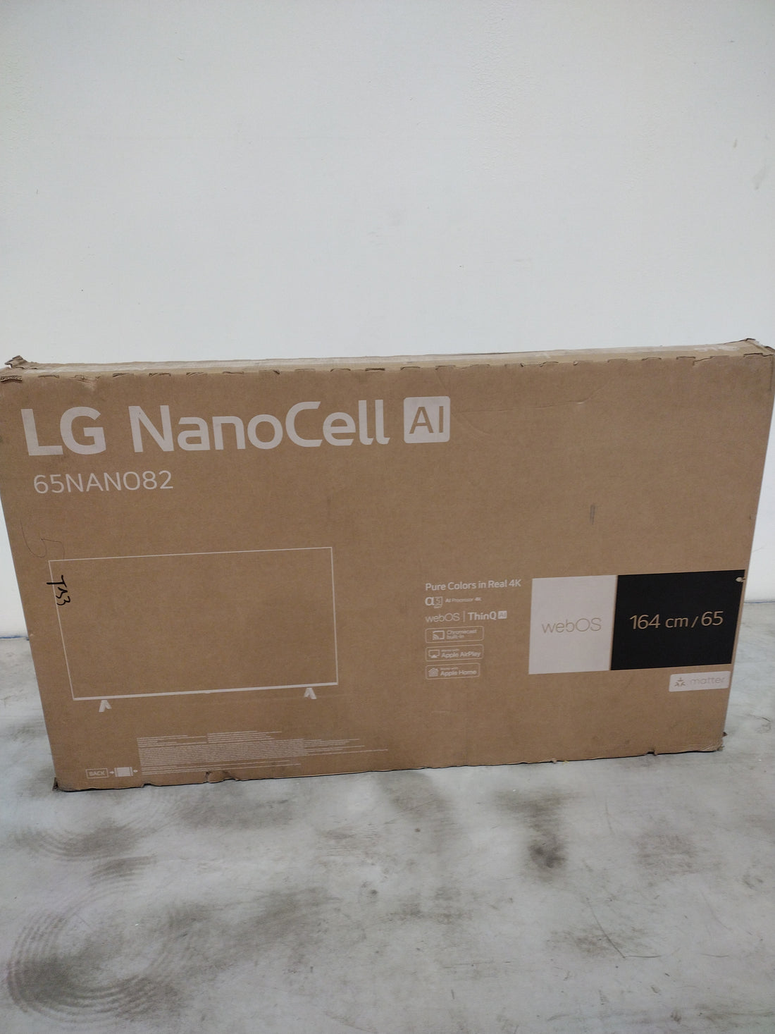 Téléviseur Led  Reconditionné LG 65NANO82T6B 164 CM (65") : détails