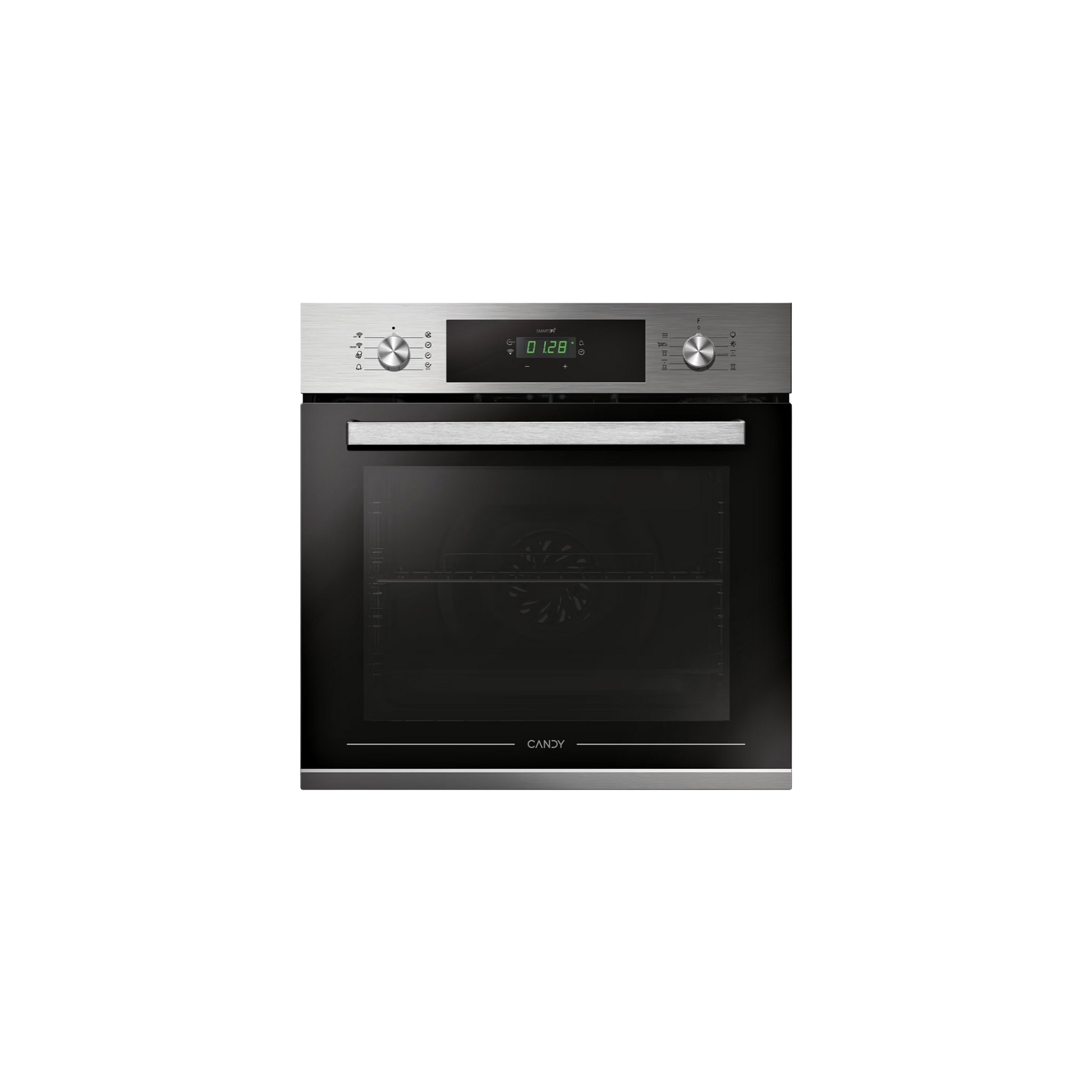 Four Chaleur Tournante 70 L Reconditionné CANDY FCT686X WIFI : vue de face