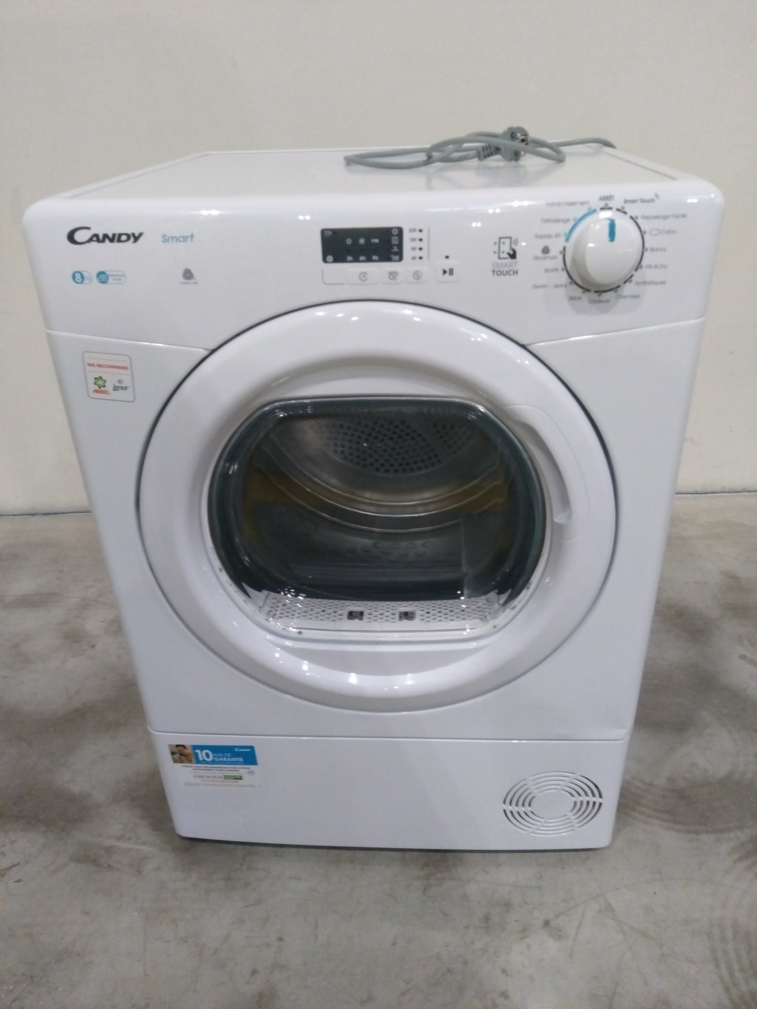 Seche-Linge Condensation 8 kg Reconditionné CANDY CSEC8LG-47 : détails