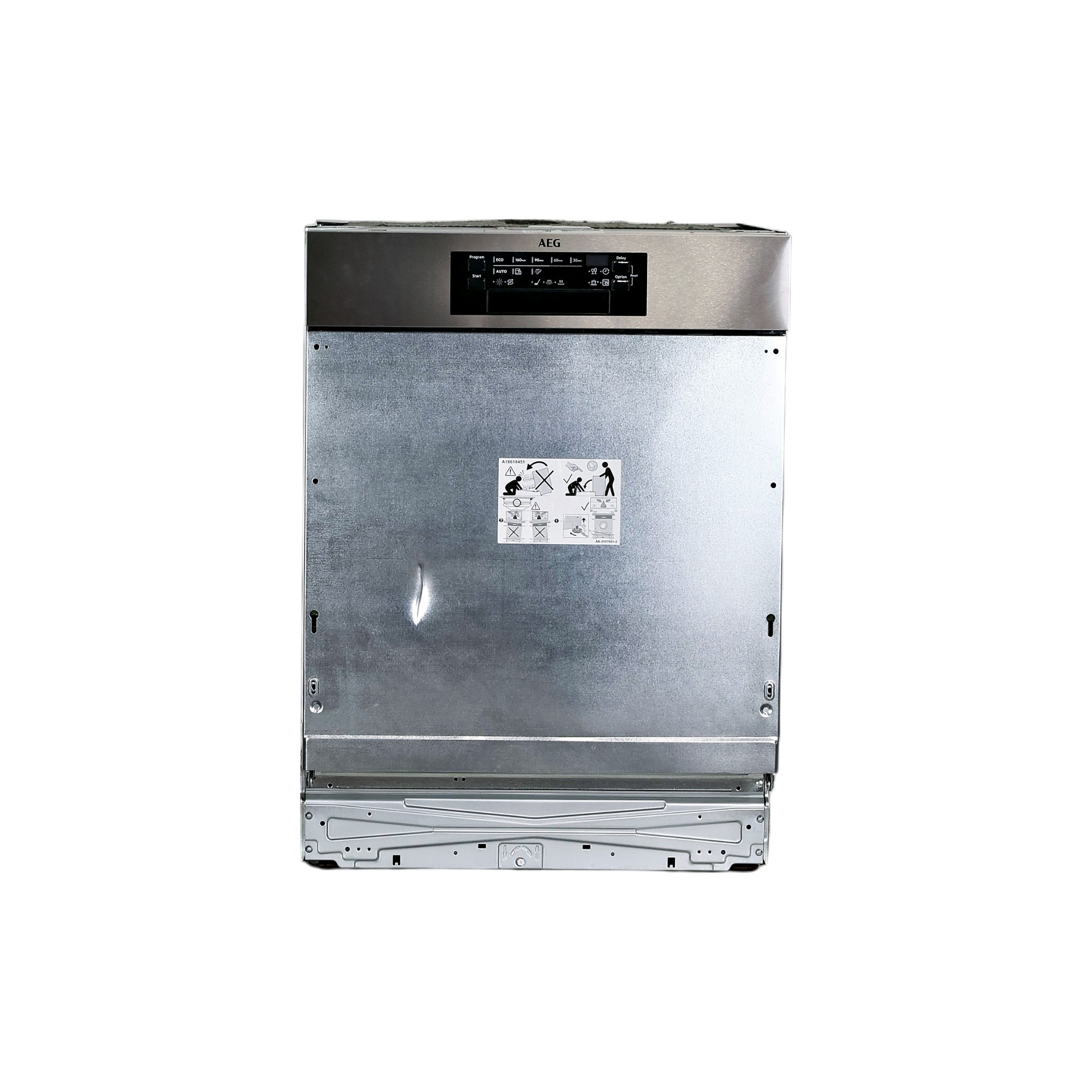 Lave-Vaisselle Encastrable 15 Cvts Reconditionné AEG FEE93716PM : vue de face