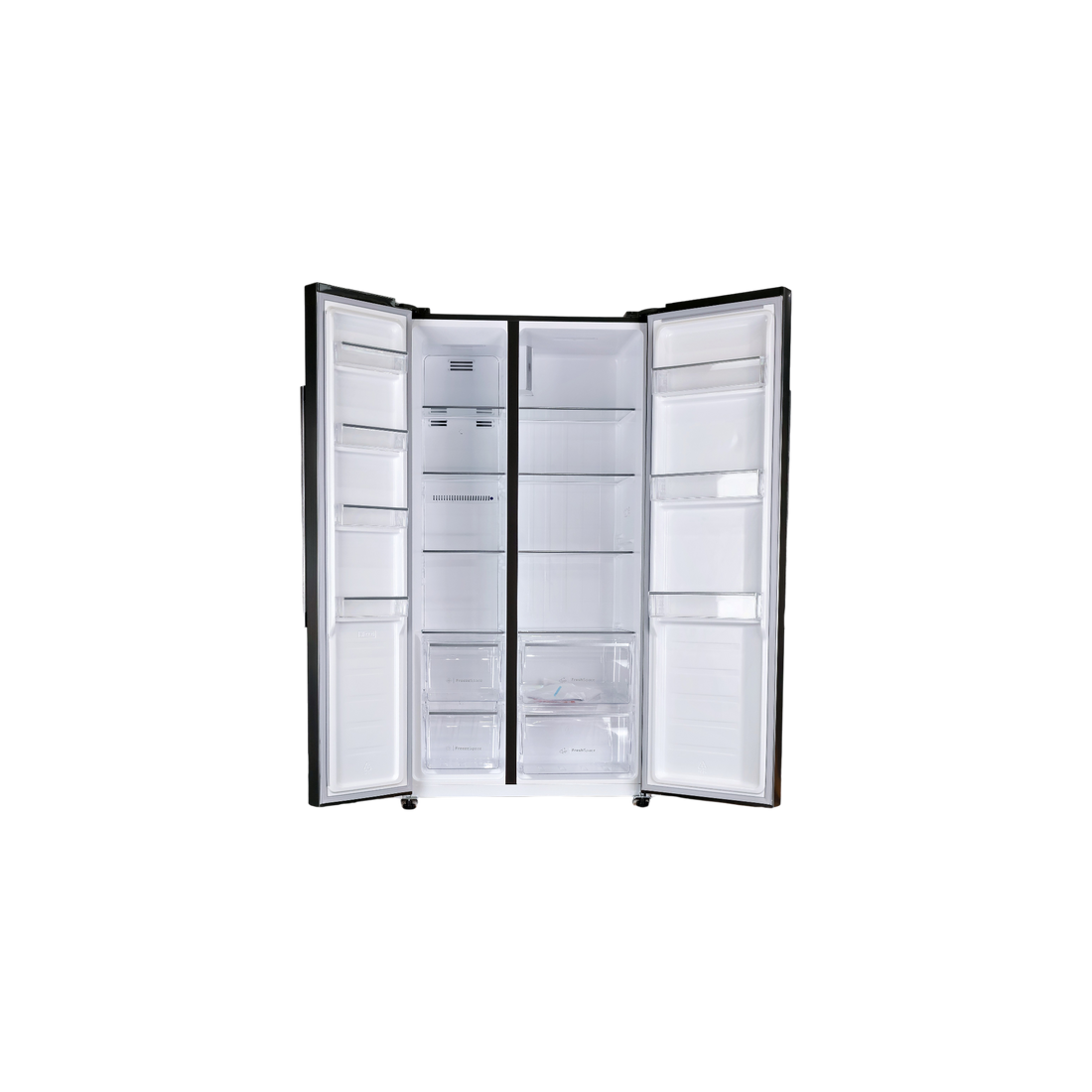 Réfrigérateur Américain 442 L Reconditionné INDESIT INGF6441XP4E : vue de l'intérieur