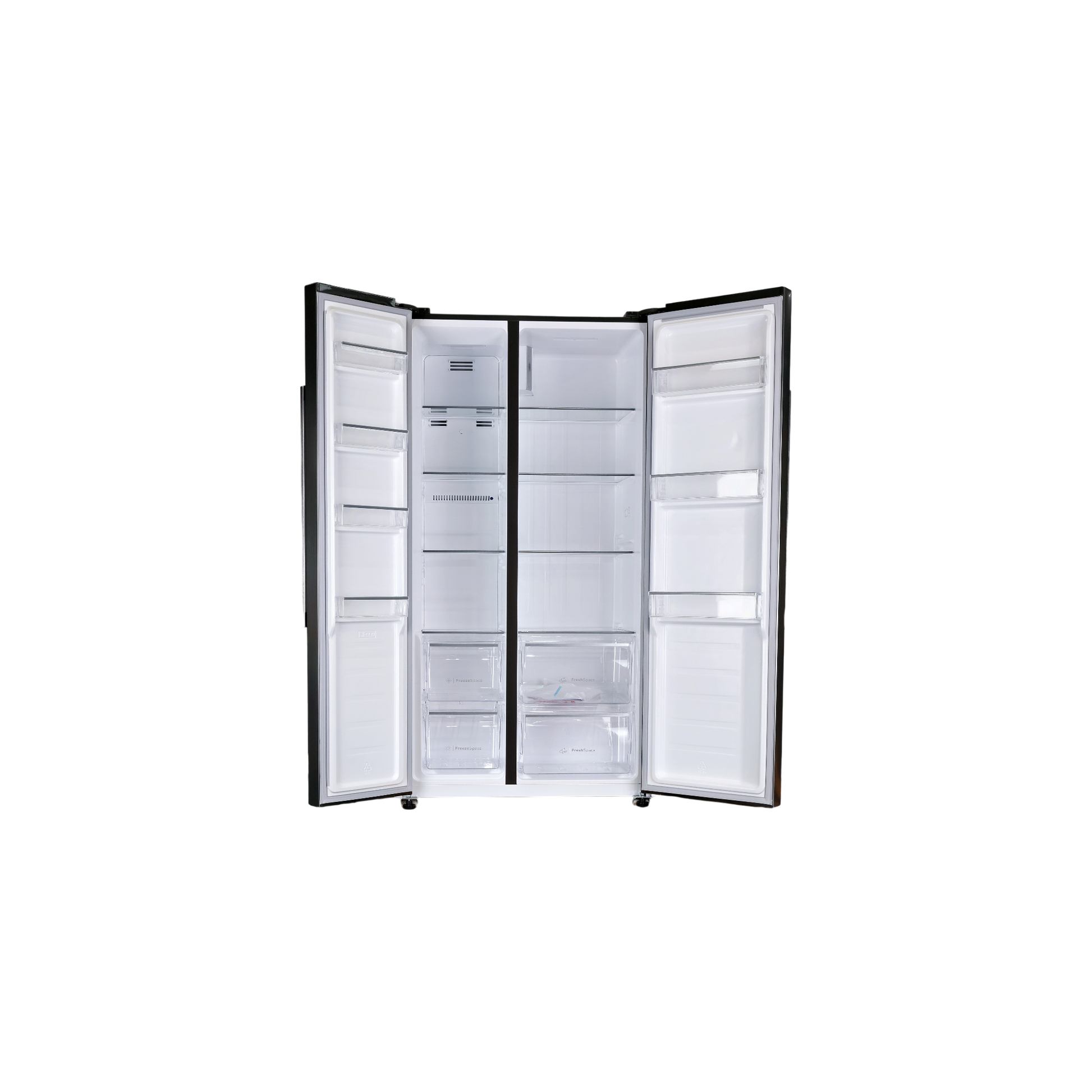 Réfrigérateur Américain 442 L Reconditionné INDESIT INGF6441XP4E : vue de l'intérieur