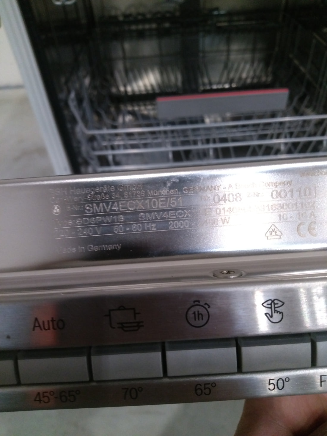 Lave-Vaisselle Encastrable 14 Cvts Reconditionné BOSCH SMV4ECX10E : détails