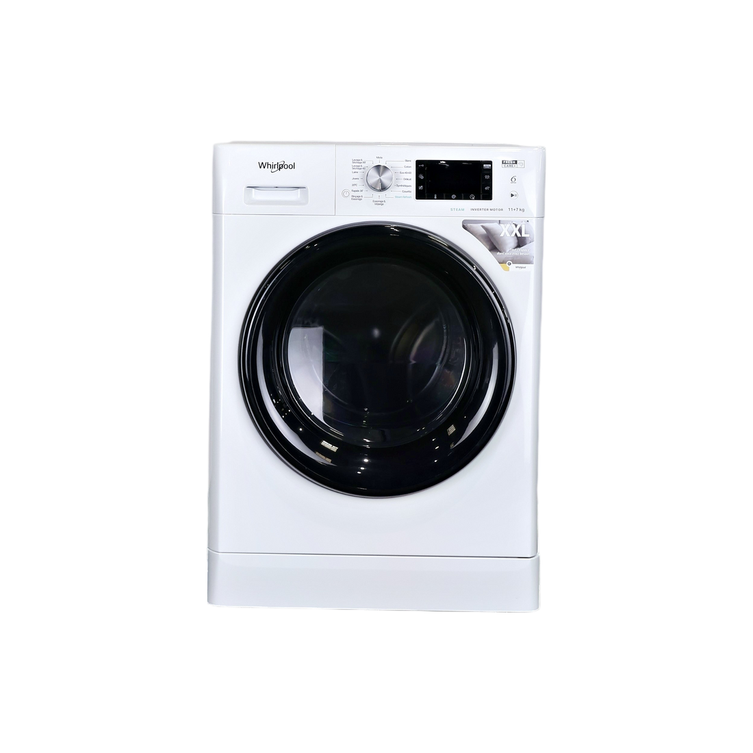 Lave-Linge Sechant 11 kg Reconditionné WHIRLPOOL FFDB1174489BVFR : vue de face