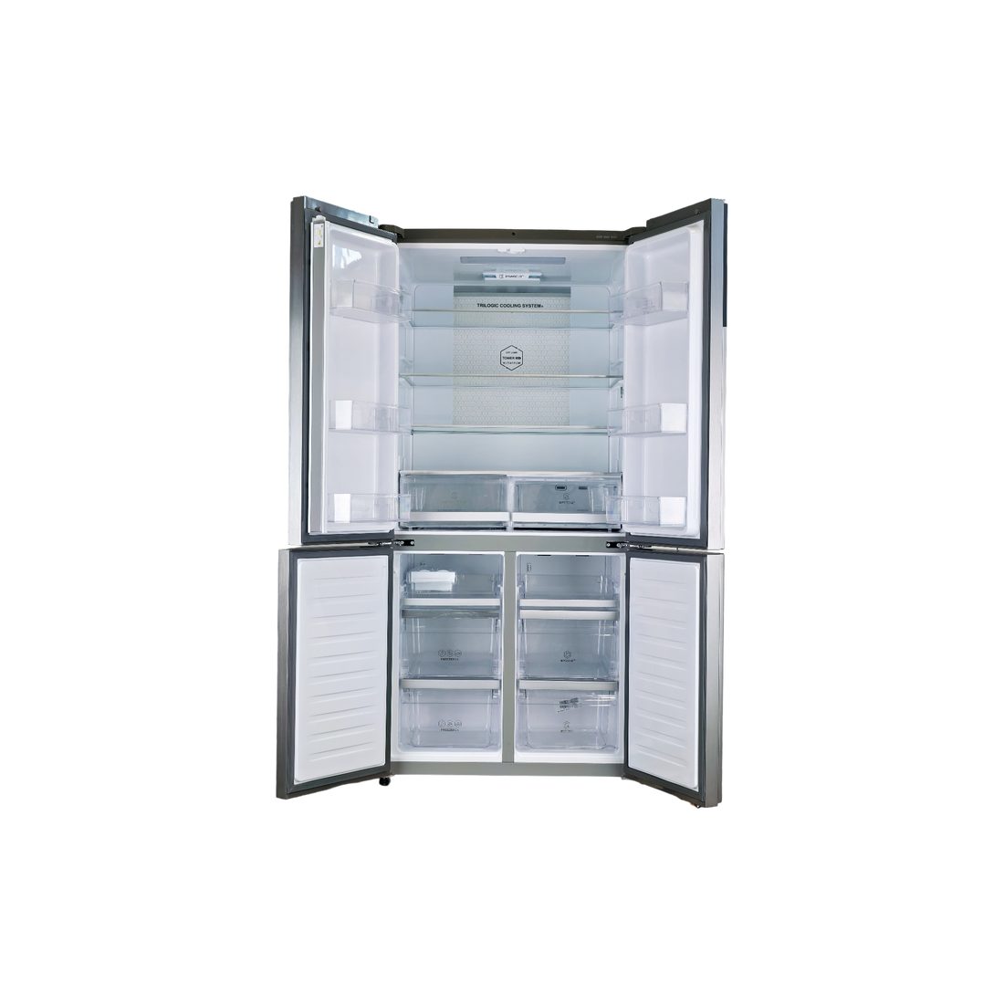 Réfrigérateur Multi-Portes 628 L Reconditionné HAIER HTF-610DM7 : vue de l'intérieur